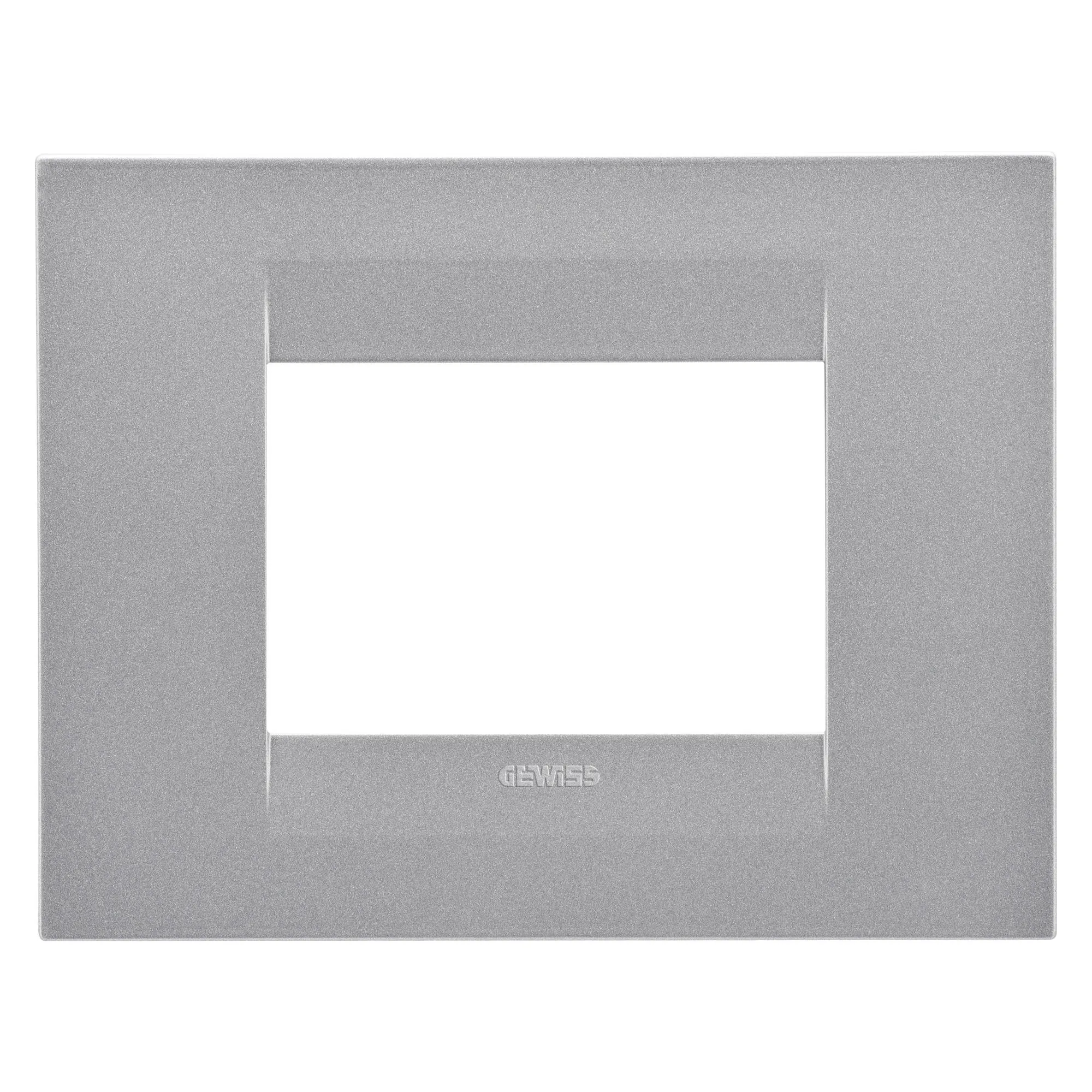 Placa, Geo, in, tehnopolimer, vopsit, 3, module, titan, Gewiss, Chorus, GW16403VT
