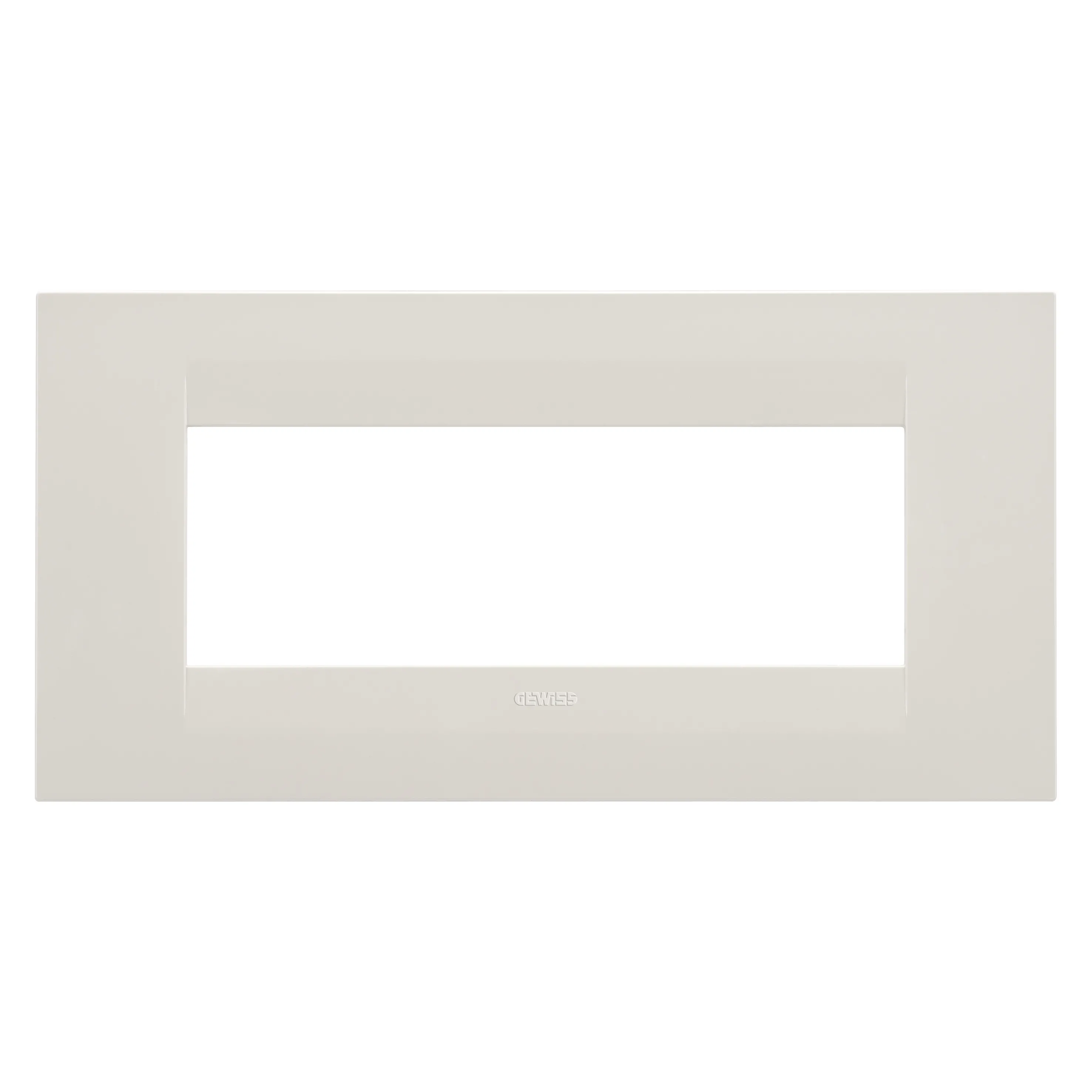 Placa, Geo, in, tehnopolimer, 6, module, fildes, Gewiss, Chorus, GW16406TI