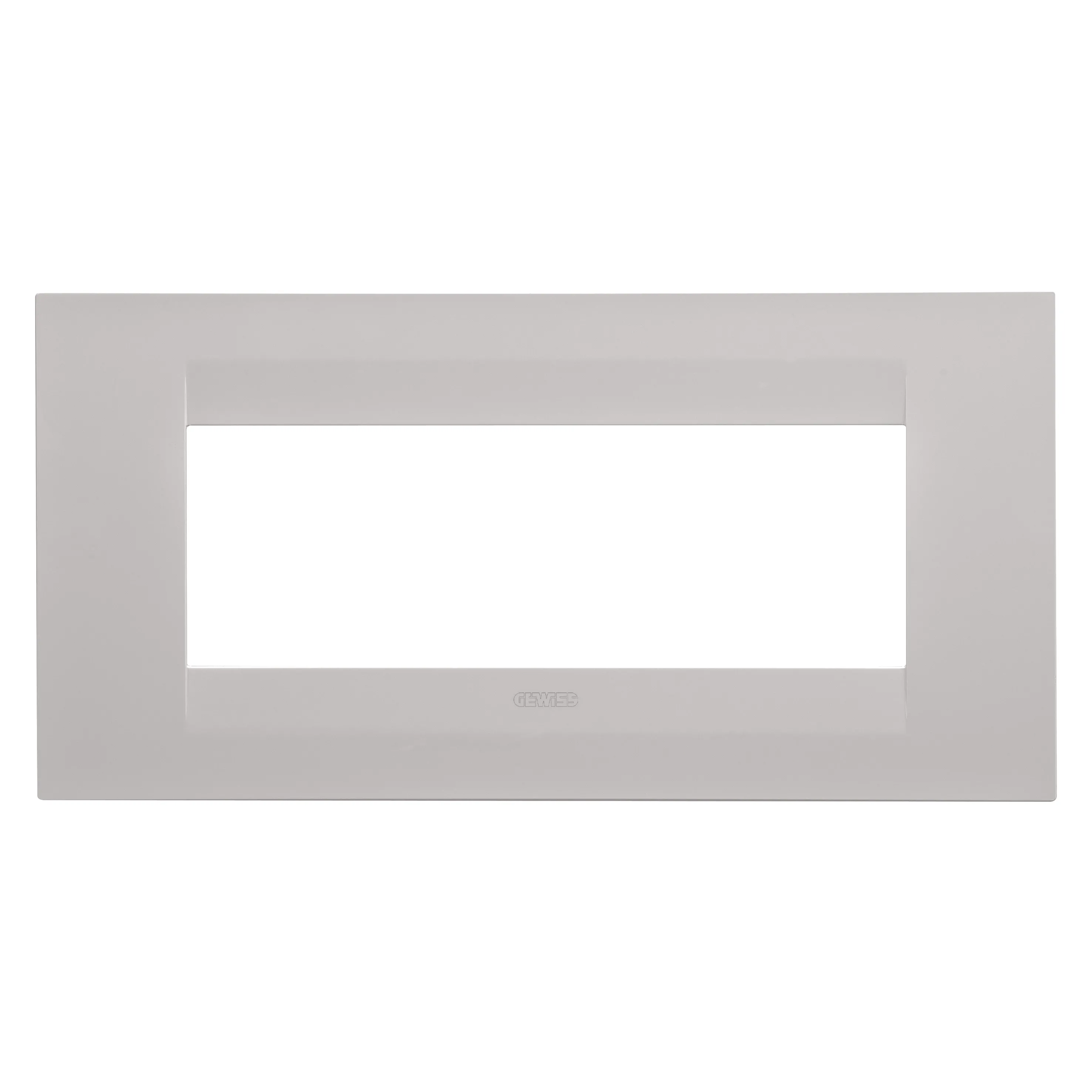 Placa, Geo, in, tehnopolimer, vopsit, 6, module, bej, natural, Gewiss, Chorus, GW16406VL