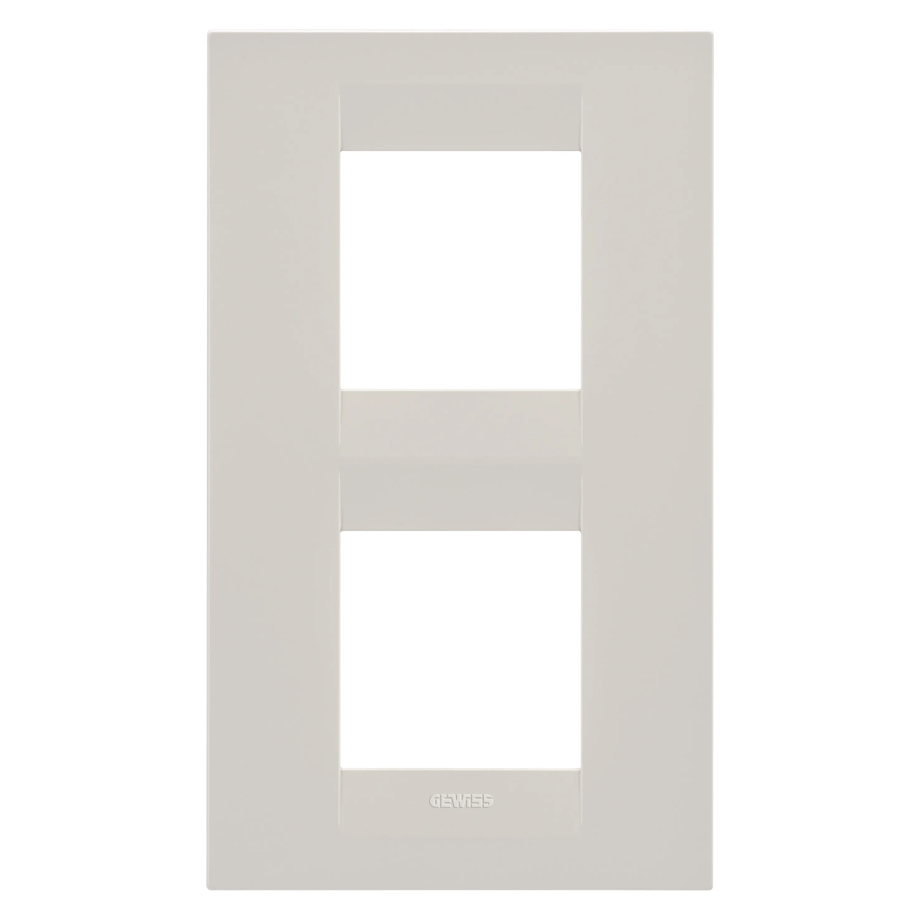 Placa, internationala, Geo, in, tehnopolymer, 2+2, module, verticale, fildes, Gewiss, Chorus, GW16424TI