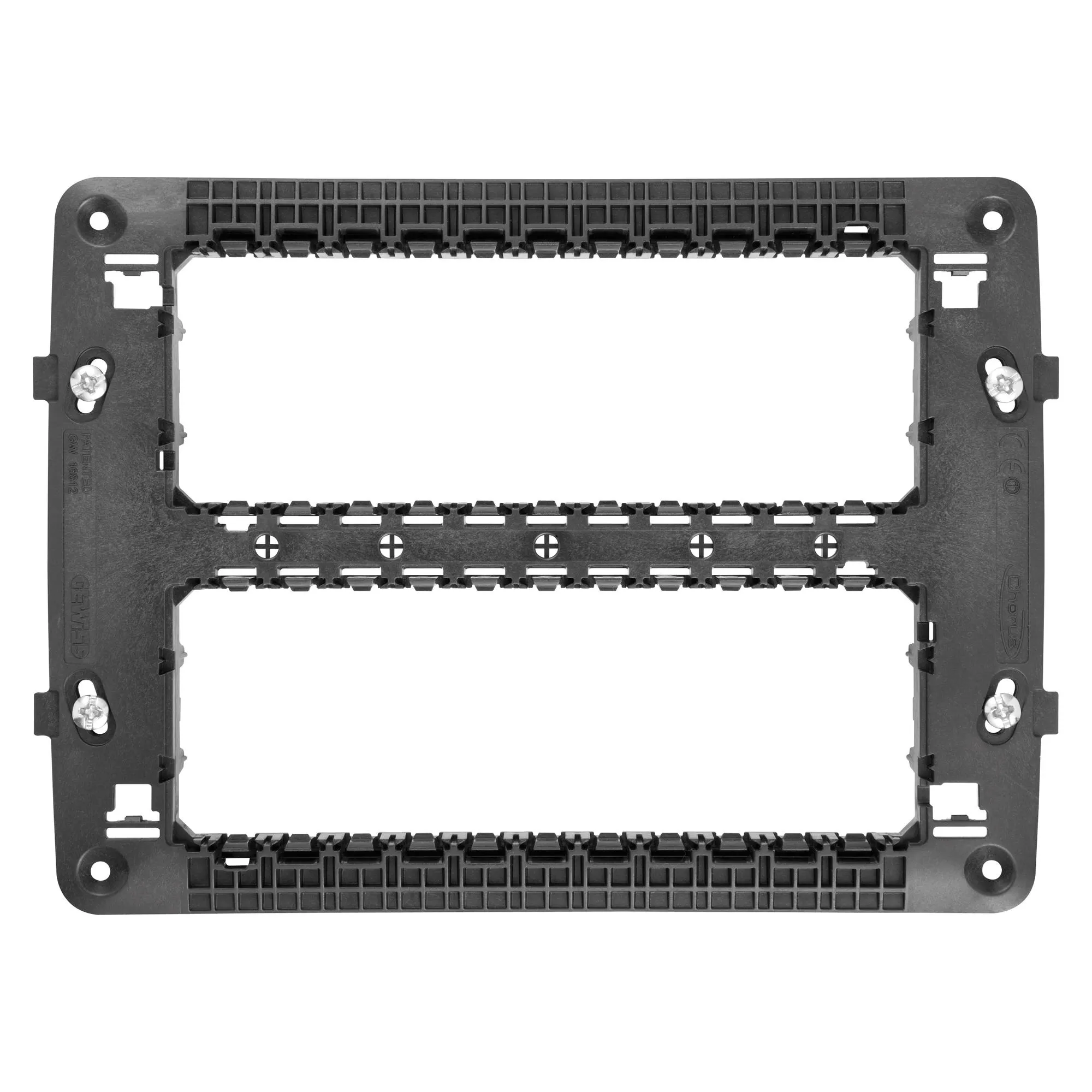 Suport, standard, italian, -, 12, module, Gewiss, Chorus, GW16812