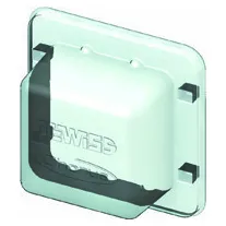 Capac, de, protectie, pentru, vopsire, gama, Chorus, standard, international, 2, module, transparent, Gewiss, Chorus, GW16871