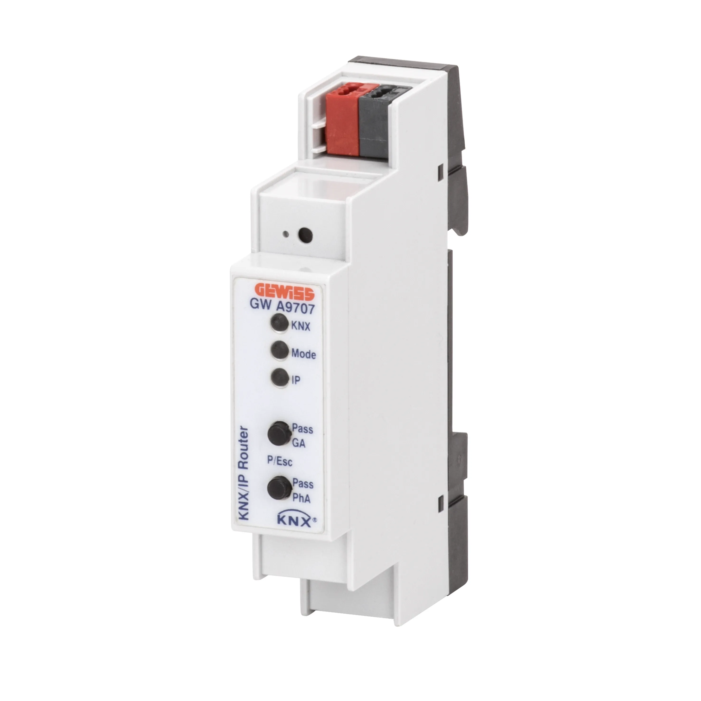 Router, KNX/IP, Gewiss, Chorus, IP20, 1, modul, montare, pe, sina, DIN, GWA9707