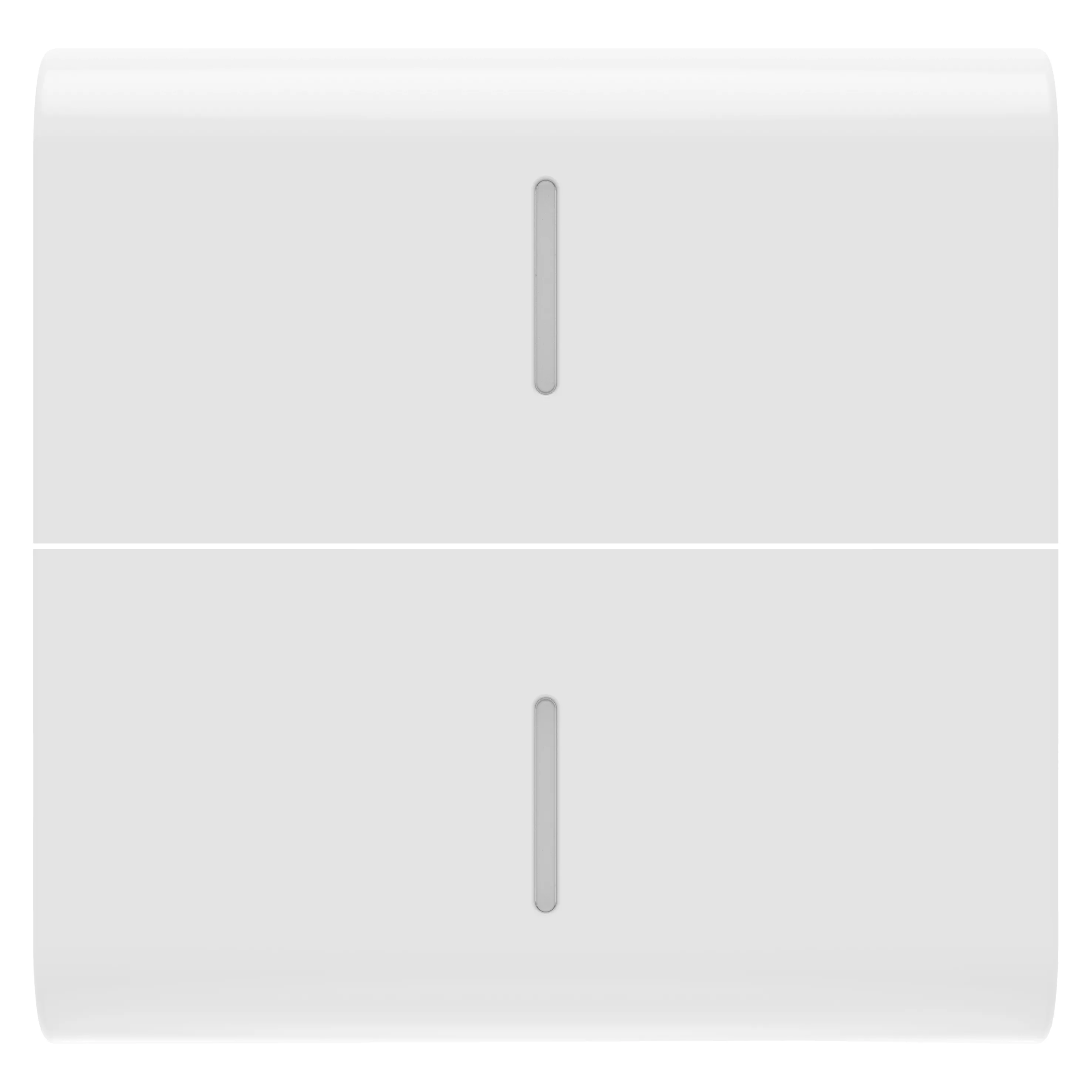 Buton, Inlocuibil, Pentru, Comenzi, Axiale, Cu, 2, Difuzoare, 2, Module, Alb, Lucios, Gewiss Chorus GW10558S