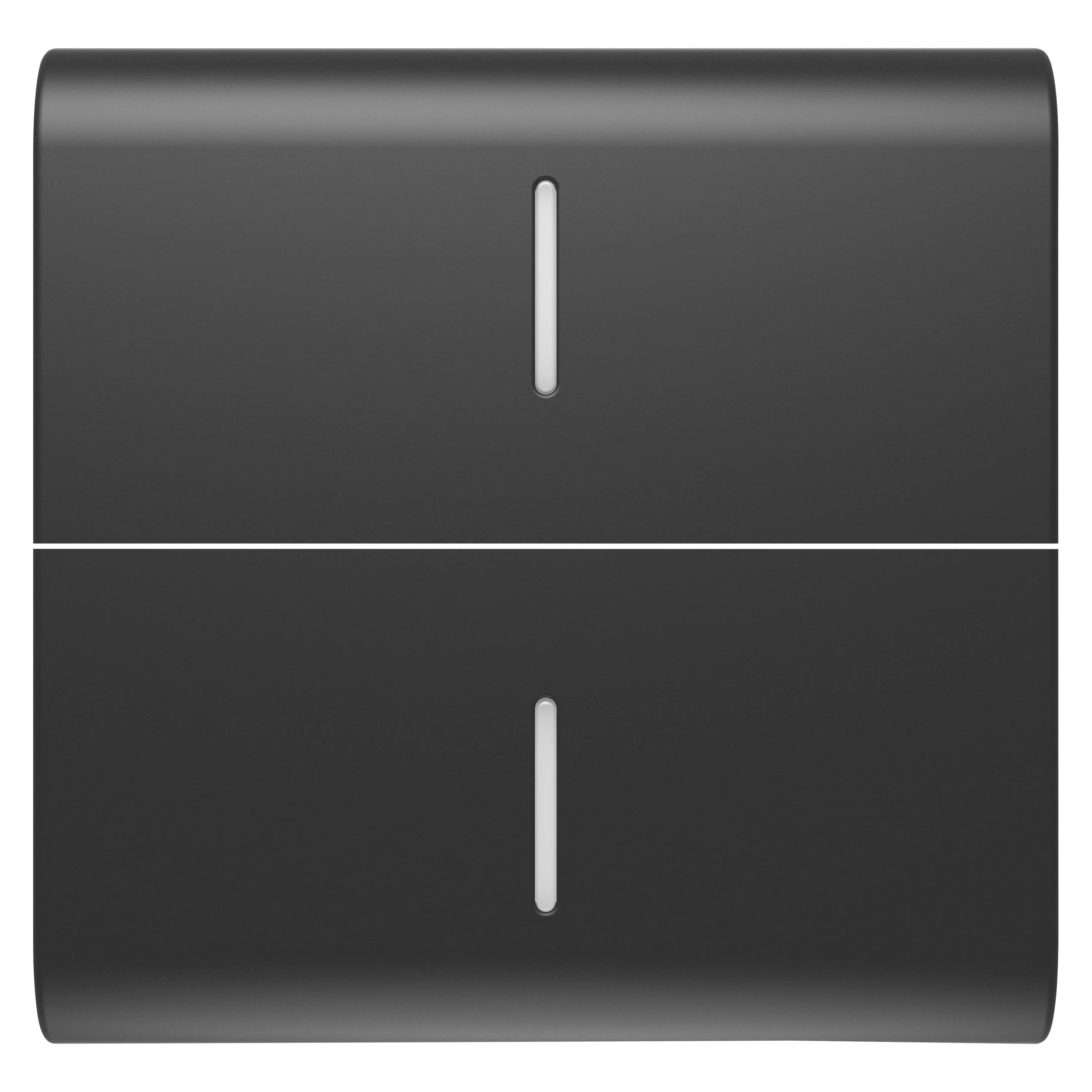 Buton, Inlocuibil, Pentru, Comenzi, Axiale, Cu, 2, Difuzoare, 2, Module, Negru, Satinat, Gewiss Chorus GW12558S