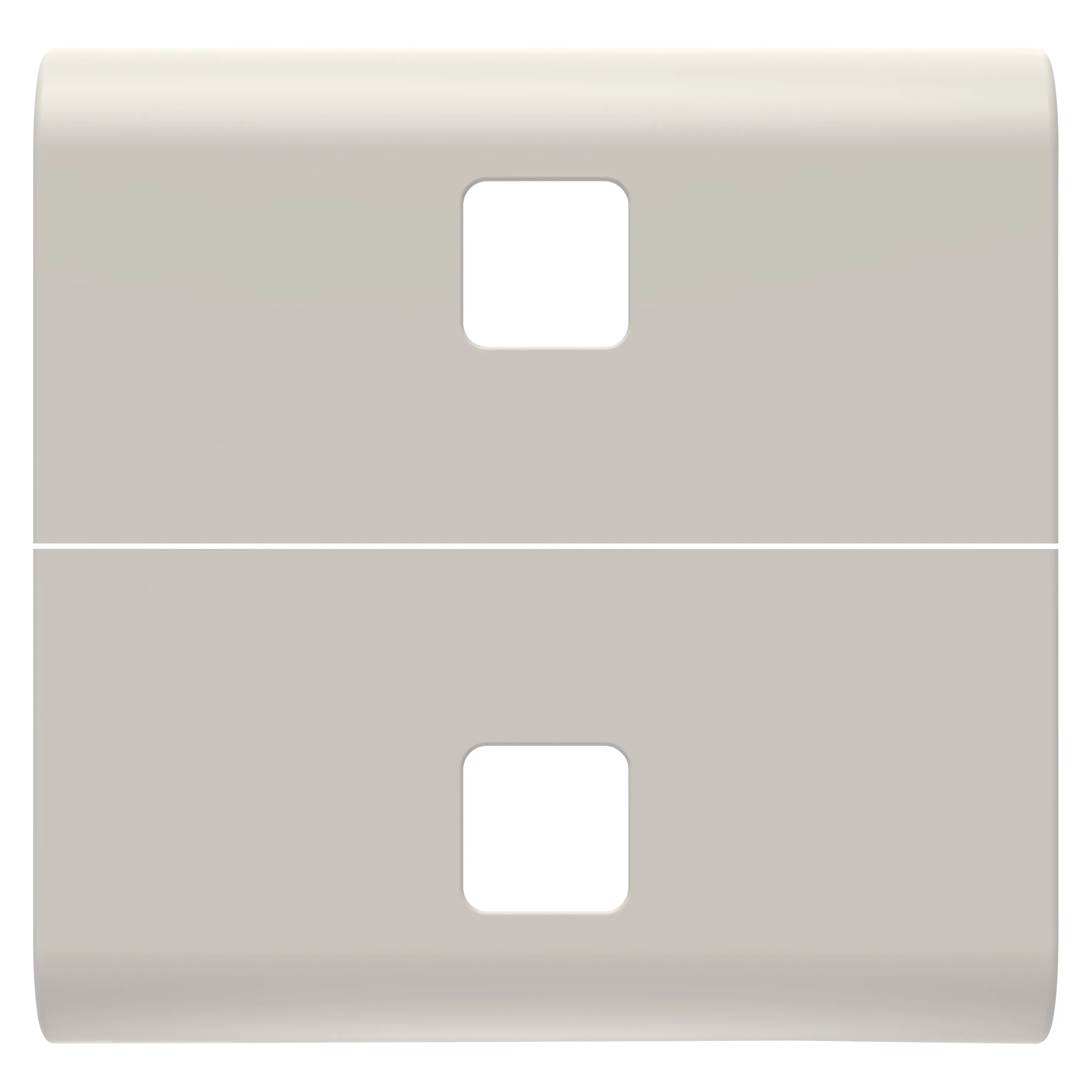 Buton, Inlocuibil, Pentru, Comenzi, Axiale, A, Se, Completa, Cu, 2, Lentile, 2, Module, satinat, Natural, Bej, Gewiss Chorus GW13554S
