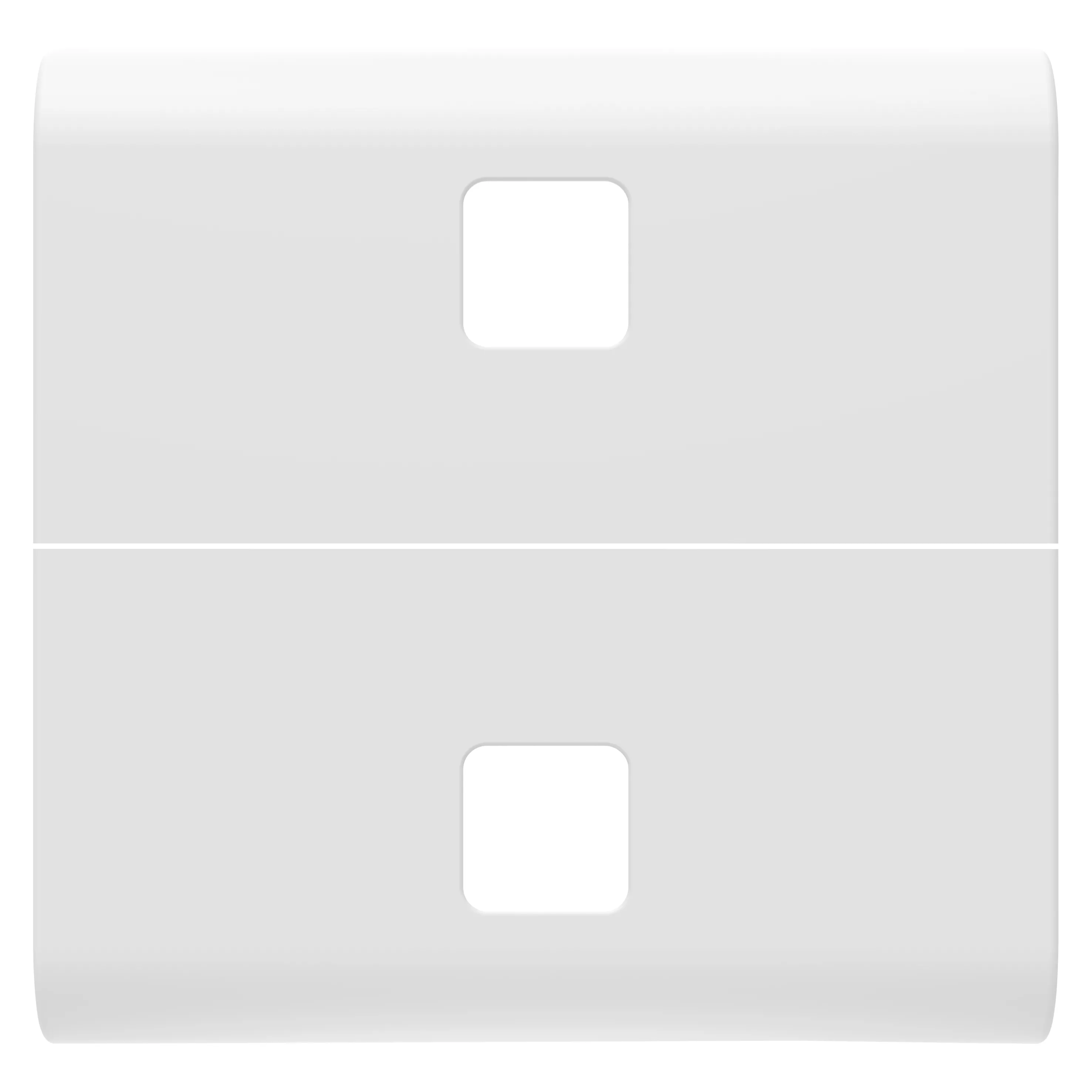 Buton, Inlocuibil, Pentru, Comenzi, Axiale, A, Se, Completa, Cu, 2, Lentile, 2, Module, Alb, Satinat, Gewiss Chorus GW15554S