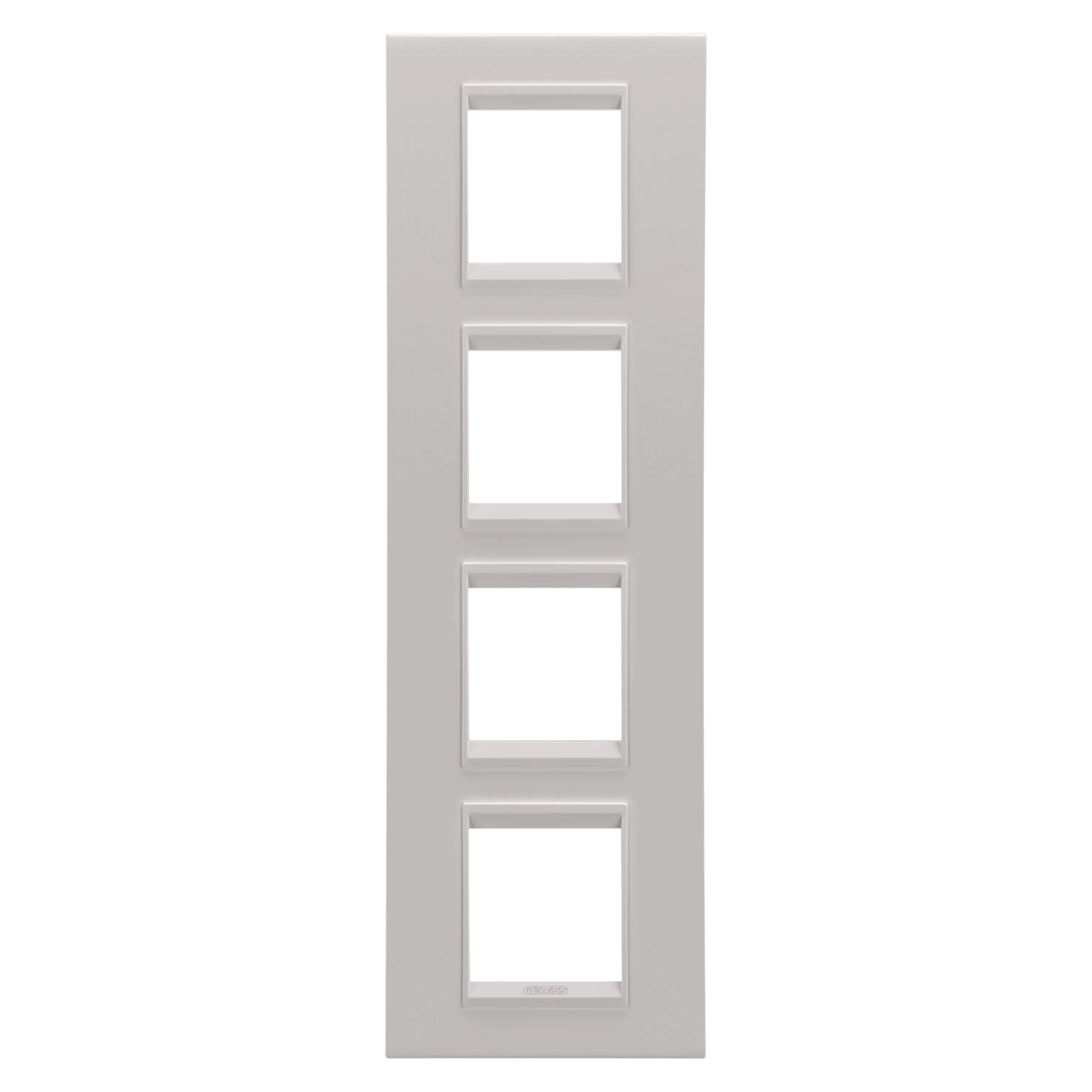 Rama, Ornament, Internationala, Lux, In, Metal, 2+2+2+2, Module, Vertical, Bej, Natural, Monocrom, Gewiss Chorus GW16229XL