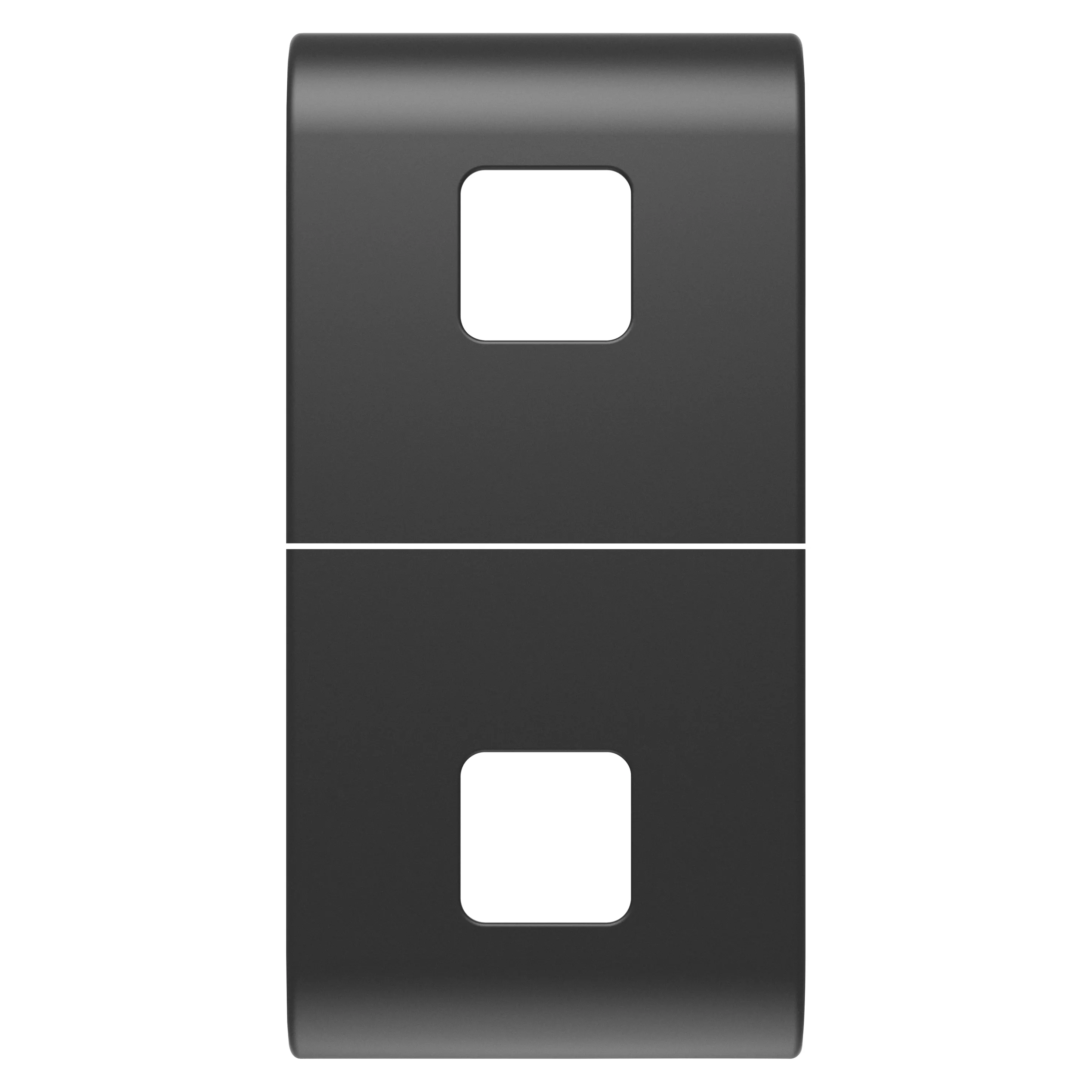 Buton, Inlocuibil, Pentru, Comenzi, Axiale, A, Se, Completa, Cu, 2, Lentile, 1, Modul, Negru, Satinat, Gewiss Chorus GW12553S