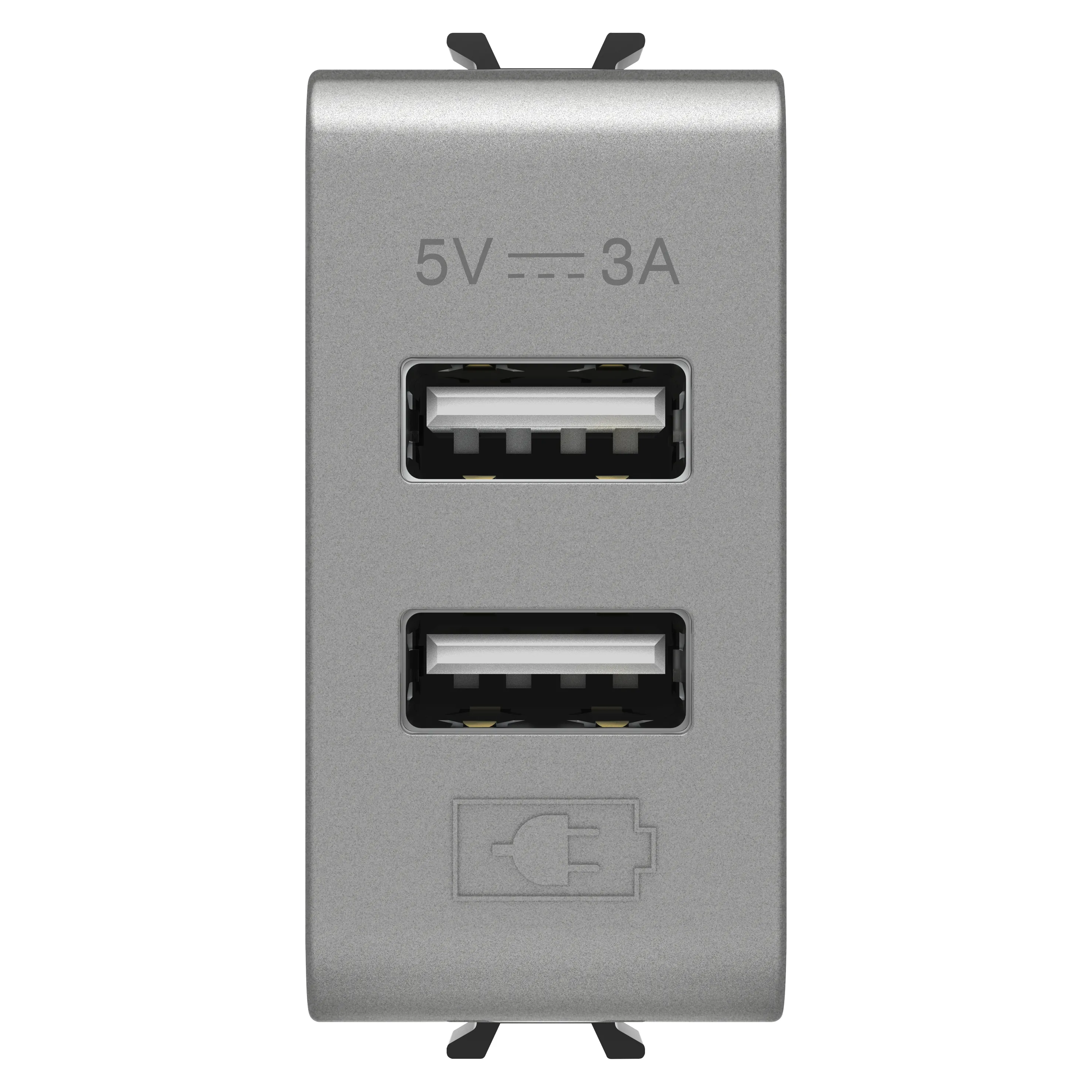 Incarcator, Usb, Tip, A+A, 3A, Titan, 1, Modul, Gewiss Chorus GW14447 
