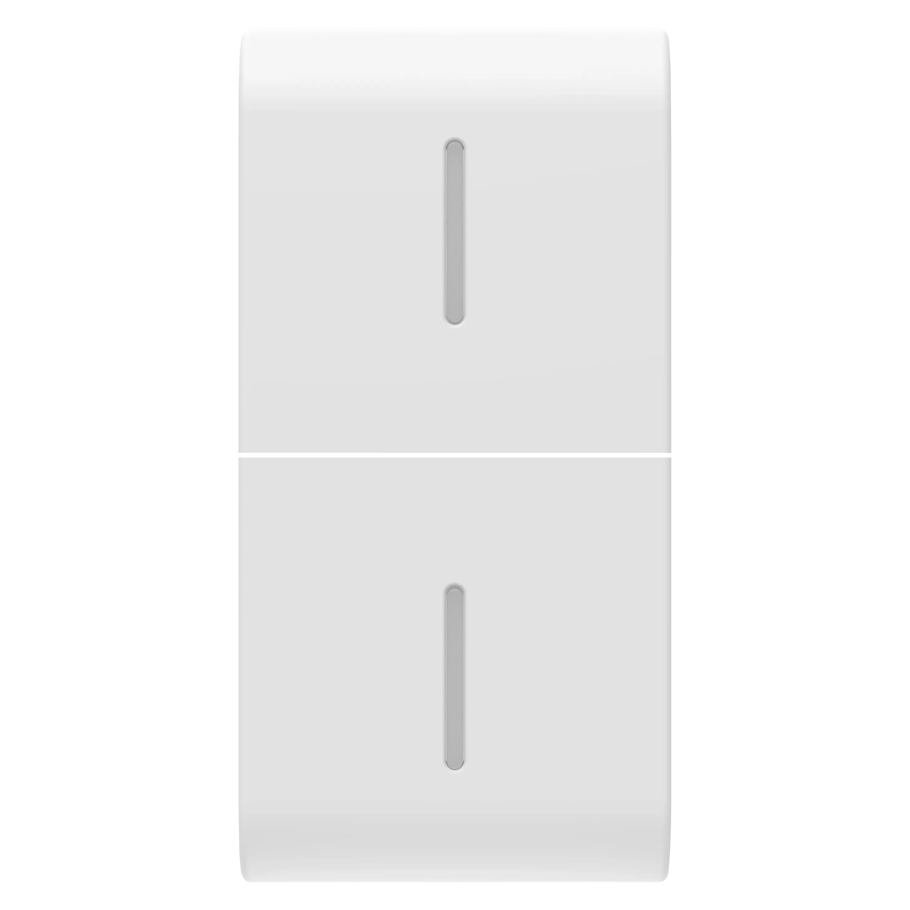 Buton, Inlocuibil, Pentru, Comenzi, Axiale, Cu, 2, Difuzoare, 1, Modul, Alb, Satinat, Gewiss Chorus GW15557S
