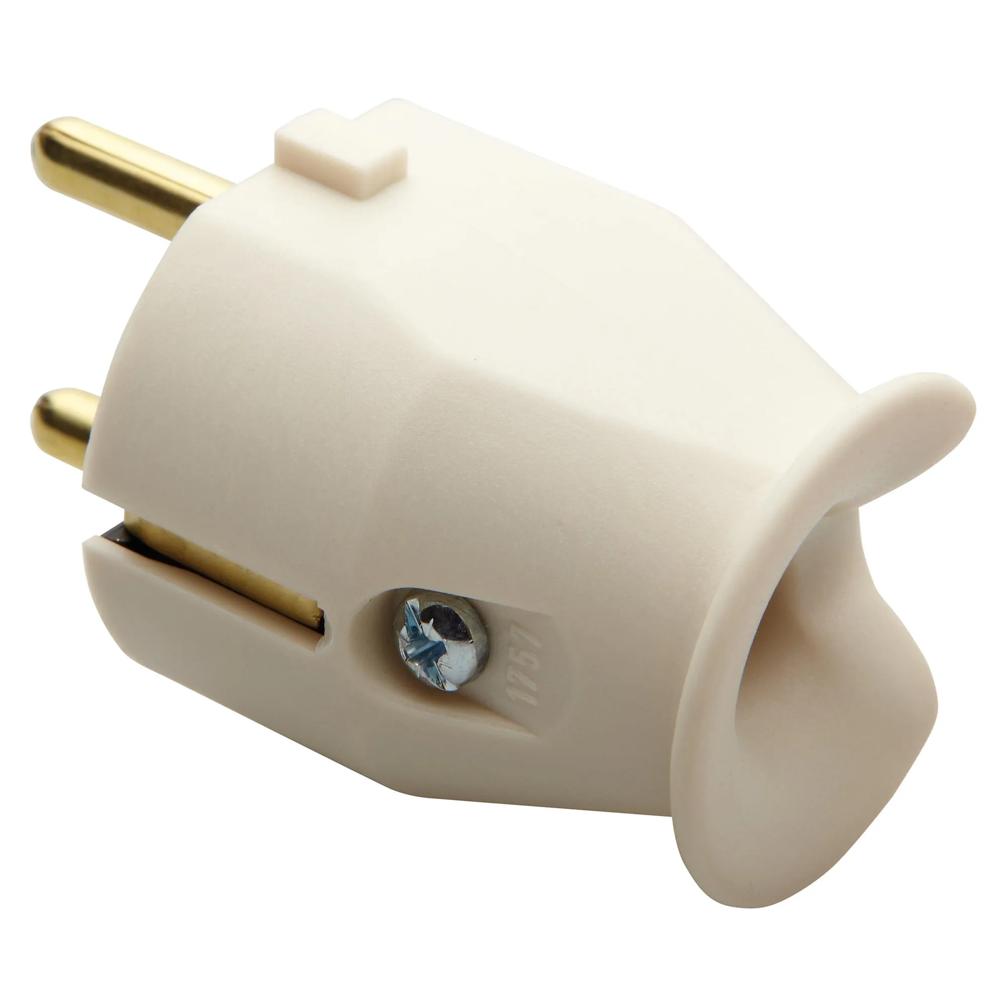 Stecher, Portabil, Drept, Standard, German/Francez, 2P+E, 10/16A, 250V, C.A., Alb, Gewiss, System, GW28011