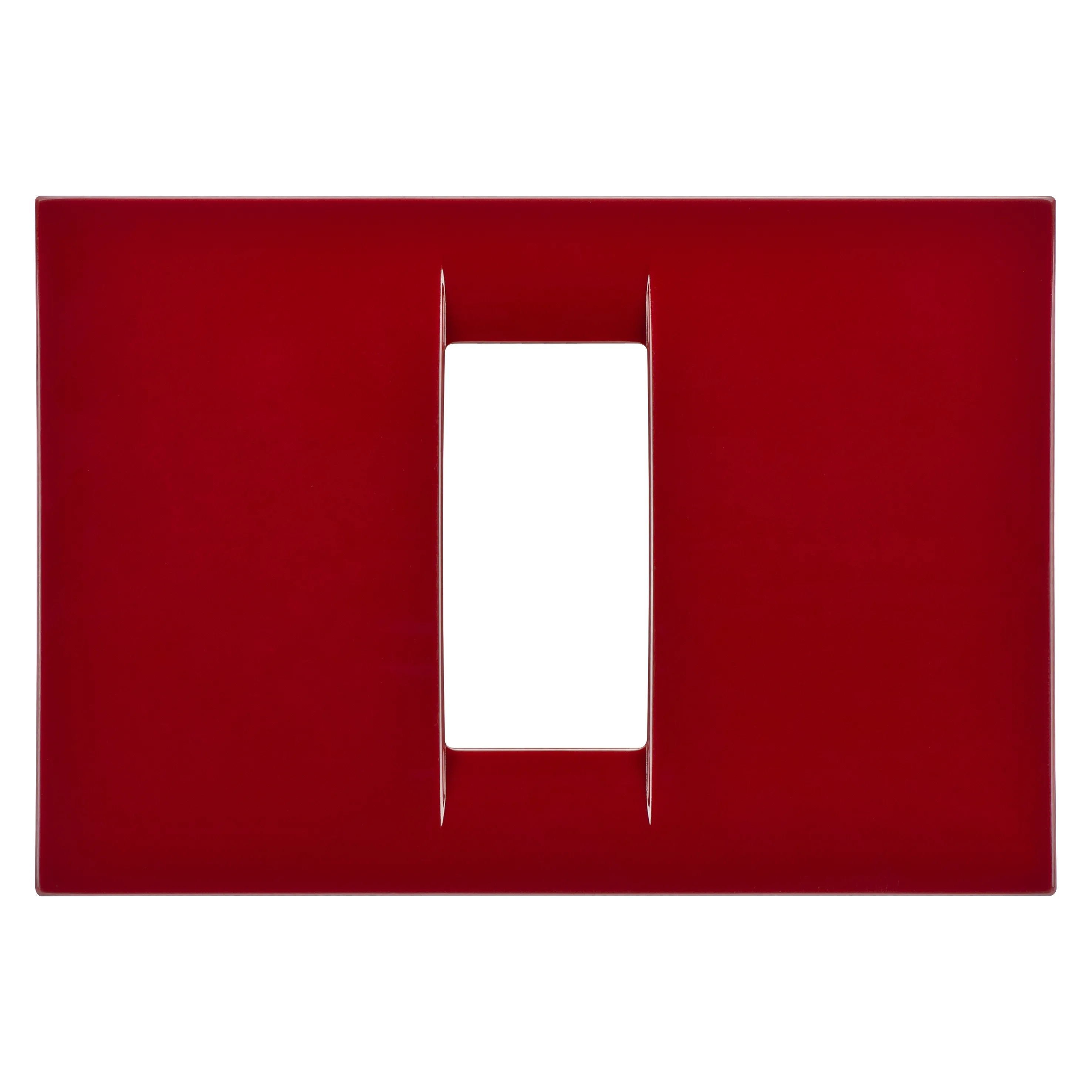 Placa, Virna, In, Finisaj, Lucios, Din, Tehnopolimer, 1 Modul, Classic, Burgundy, Sistem, Gewiss, System, GW22131