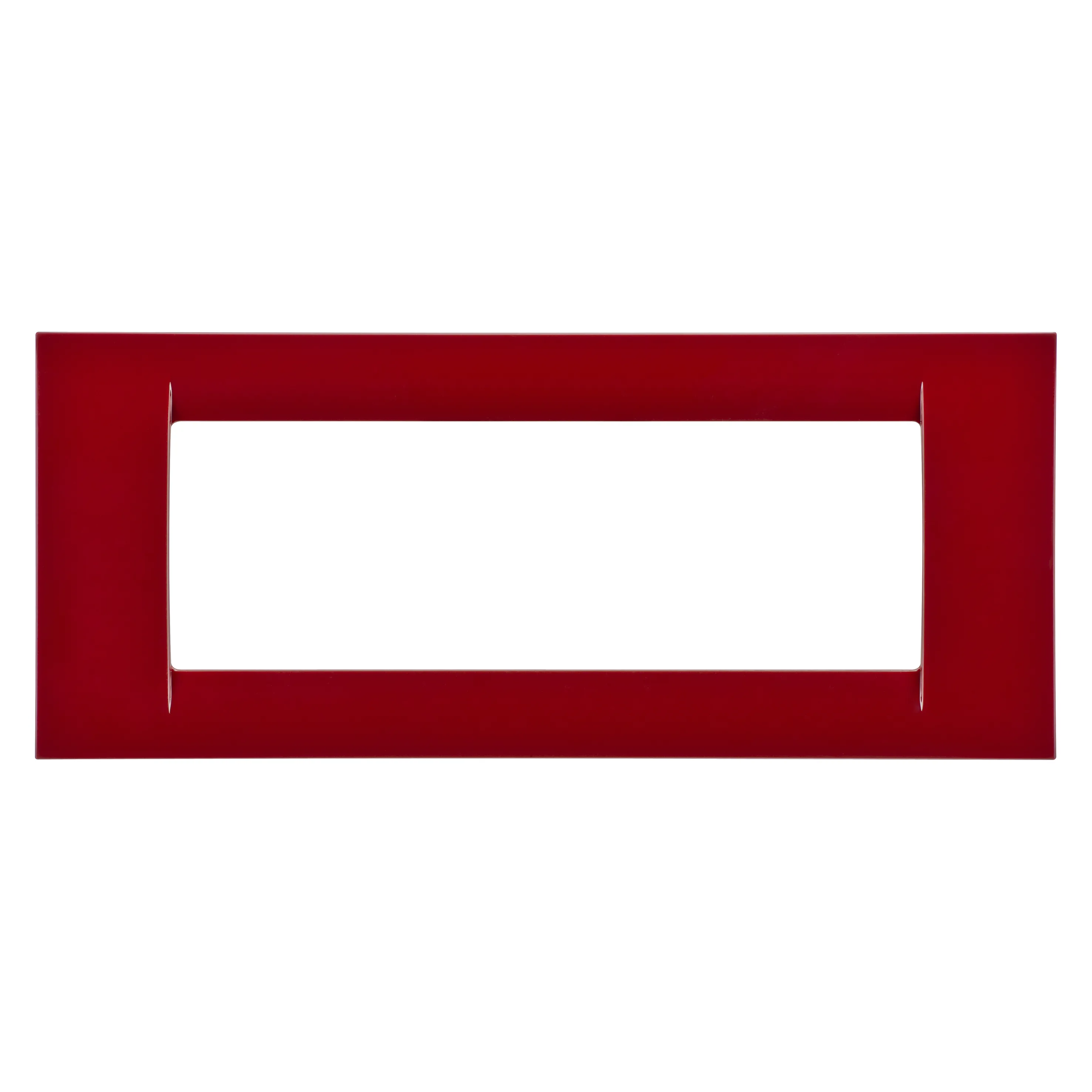 Placa, Virna, In, Finisaj, Lucios, Din, Tehnopolimer, 6 Module, Classic, Burgundy, Sistem, Gewiss, System, GW22136
