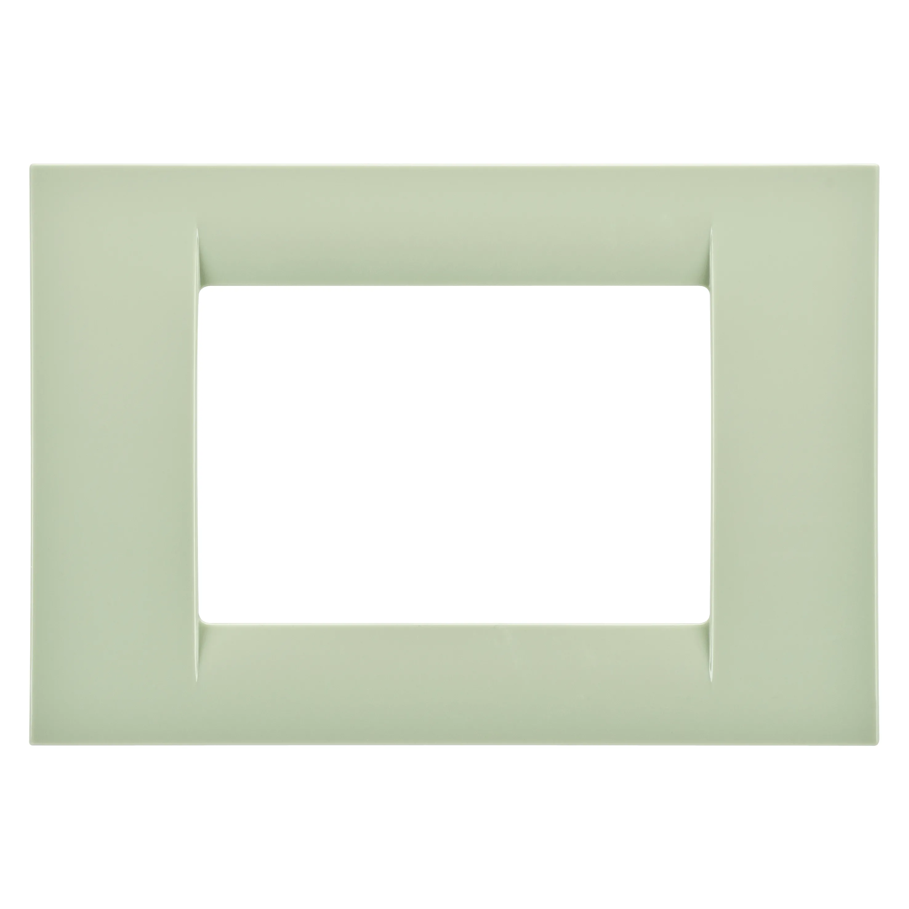 Placa, Virna, In, Finisaj, Lucios, Din, Tehnopolimer, 3 Module, Verde, Venetian, Sistem, Gewiss, System, GW22143
