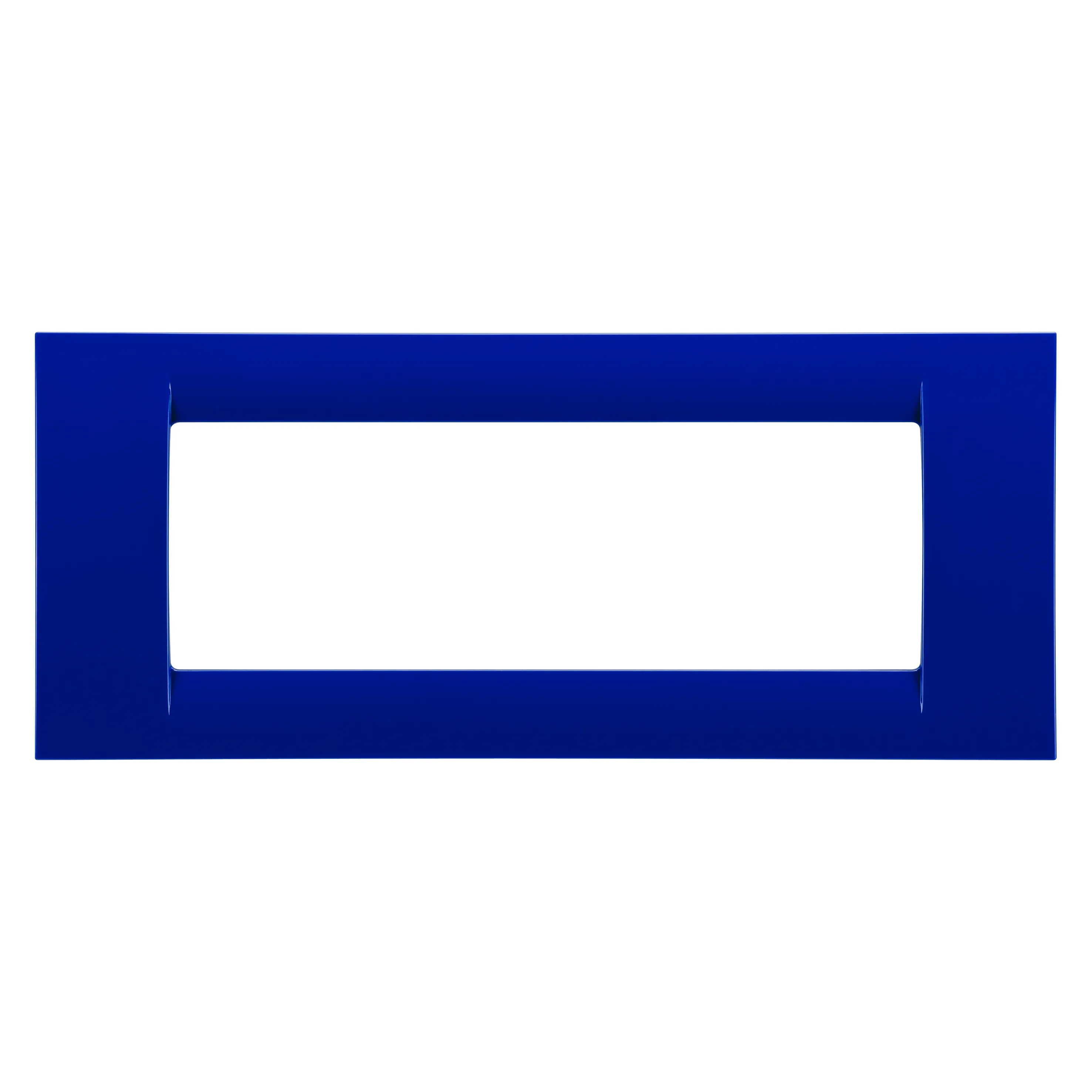 Placa, Virna, In, Finisaj, Lucios, Din, Tehnopolimer, 6 Module, Albastru, Jazz, Sistem, Gewiss, System, GW22176