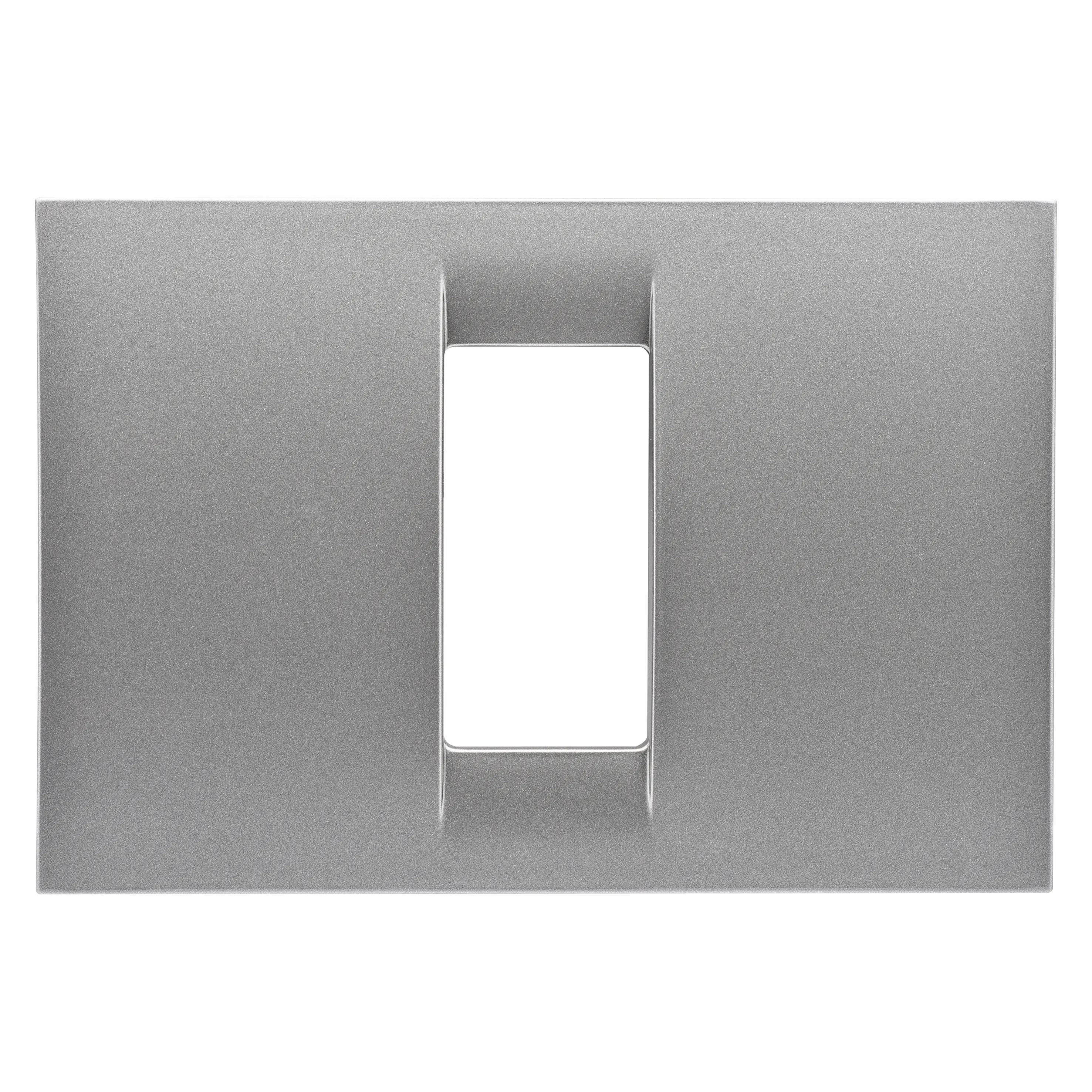Placa, Virna, In, Finisaj, Lucios, Din, Tehnopolimer, 1 Modul, Titan, Metalic, Sistem, Gewiss, System, GW22281