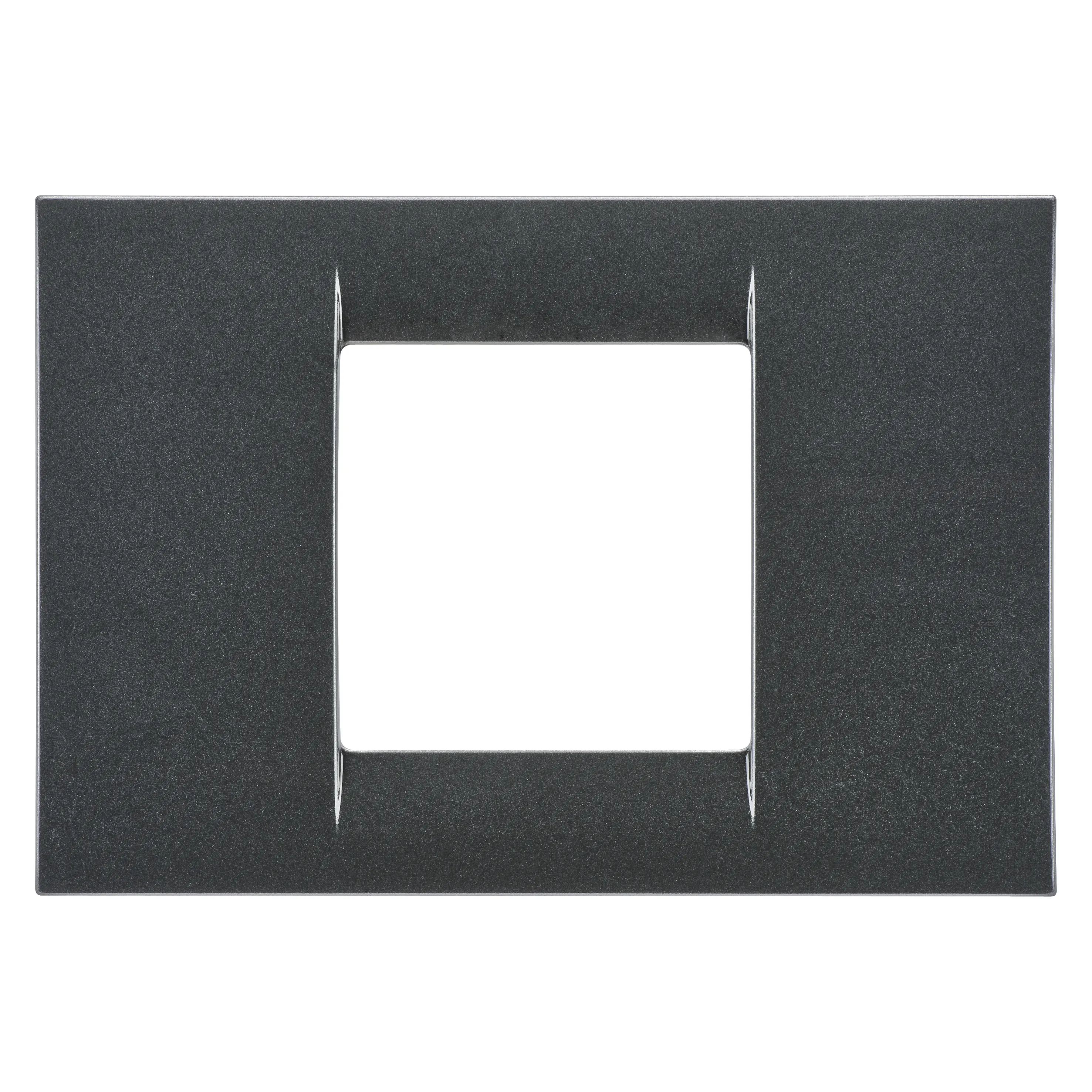 Placa, Virna, In, Finisaj, Lucios, Din, Tehnopolimer, 2 Module, Ardezie, Metalica, Sistem, Gewiss, System, GW22292
