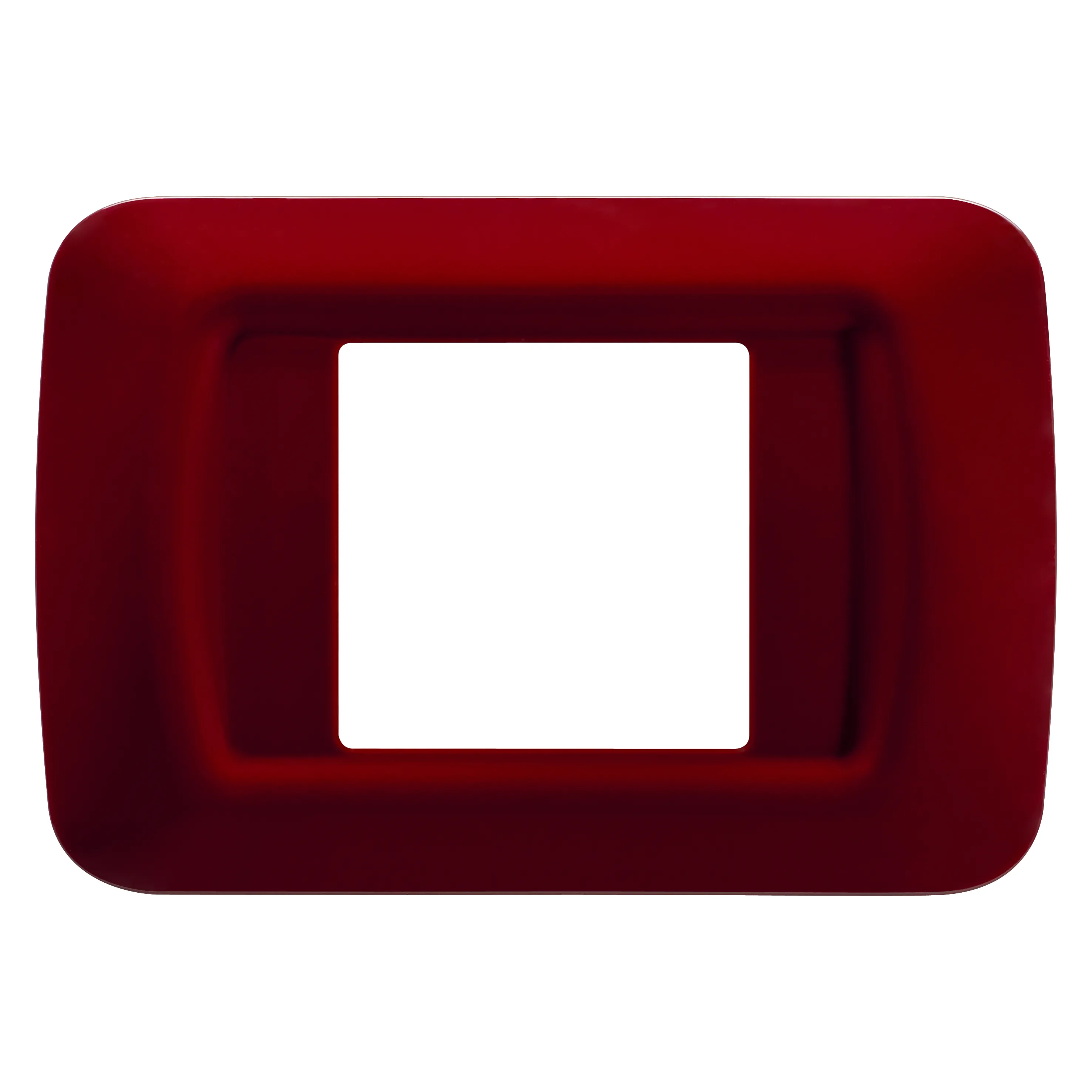 Placa, Superioara, Sistem, In, Finisaj, Lucios, Din, Tehnopolimer, 2 Module, Classic, Burgundy, Sistem, Gewiss, System, GW22532