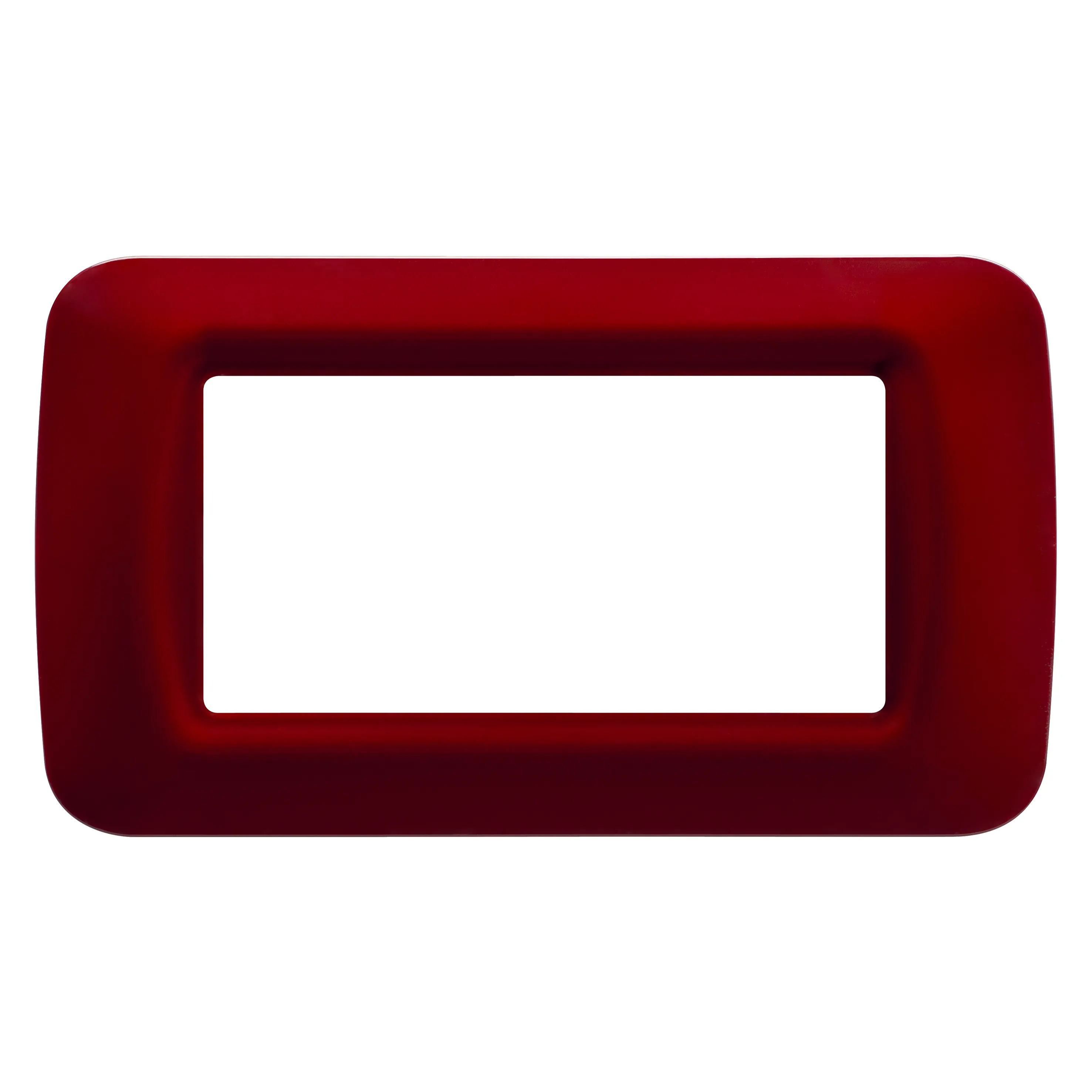 Placa, Superioara, Sistem, In, Finisaj, Lucios, Din, Tehnopolimer, 4 Module, Classic, Burgundy, Sistem, Gewiss, System, GW22534