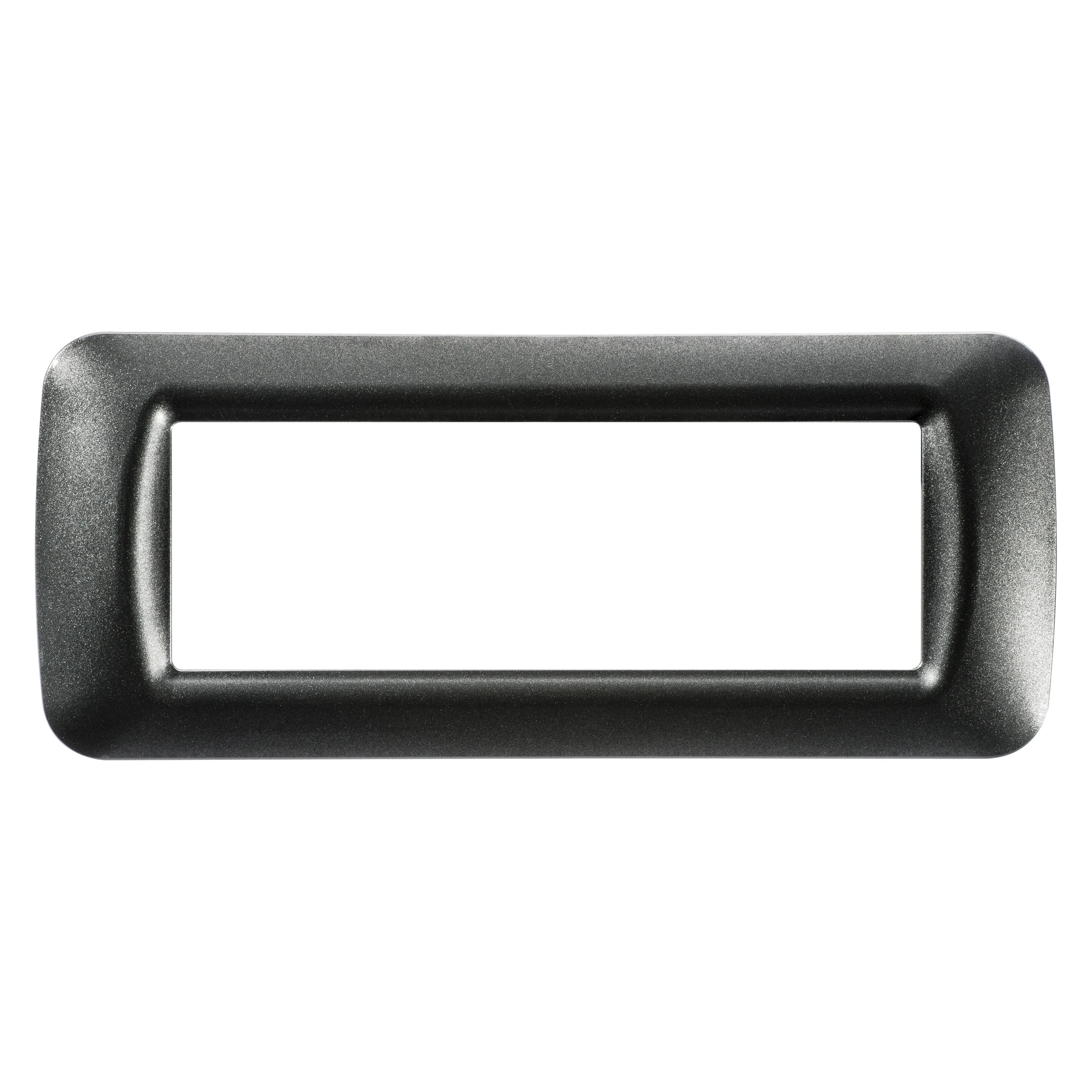 Placa, De, Sistem, Superioara, Finisare, Lucioasa, Din, Tehnopolimer, 6 Module, Ardezie, Metalica, Sistem, Gewiss, System, GW22616