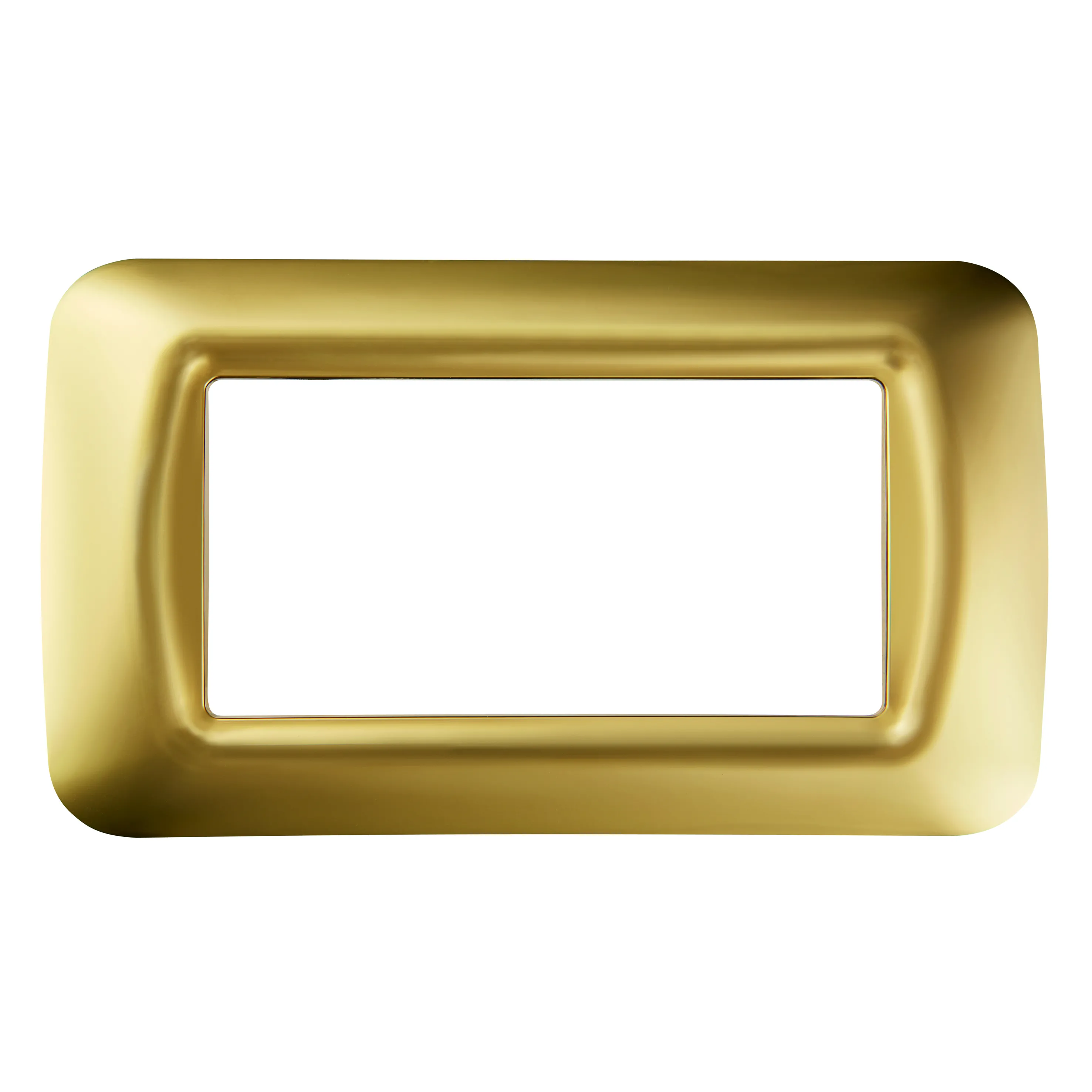 Placa, Superioara, Sistem, Cu, Finisaj, Lucios, Din, Tehnopolimer, 4 Module, Aur, Antic, Sistem, Gewiss, System, GW22664