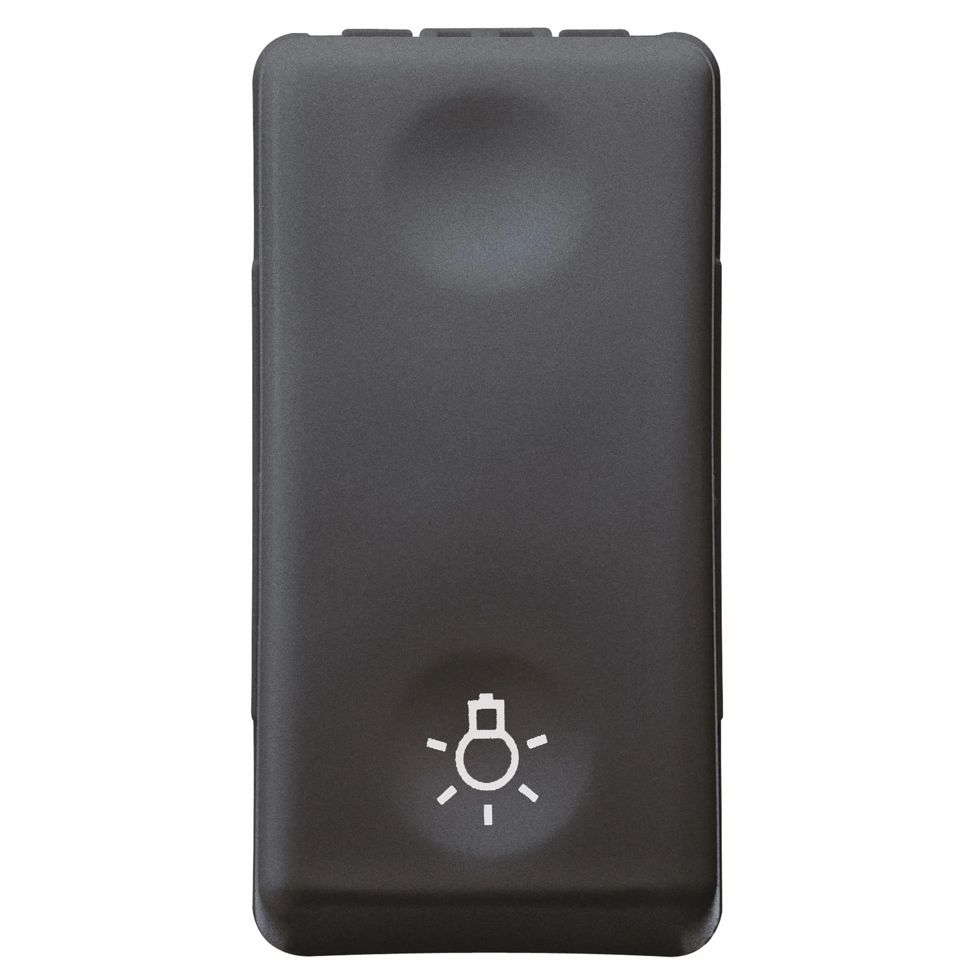 Buton, 1P, 250V, C.A., No, 10A, Cu, Indicator, Luminos, 1, Modul, Sistem, Negru, Gewiss, System, GW21513