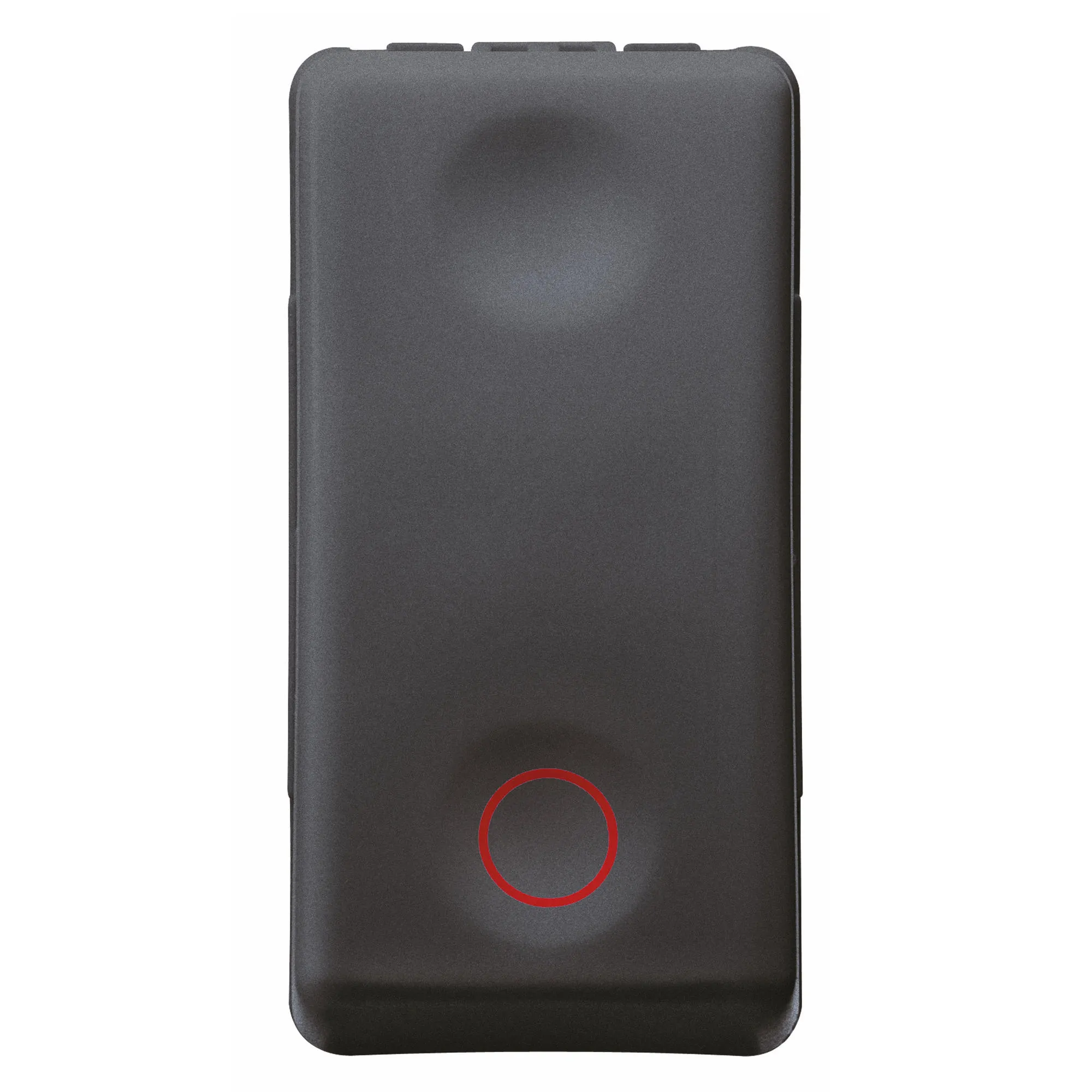 Buton, 1P, 250V, C.A., Nc, 10A, Neutru, Cerc, Simbol, 1, Modul, Sistem, Negru, Gewiss, System, GW21519