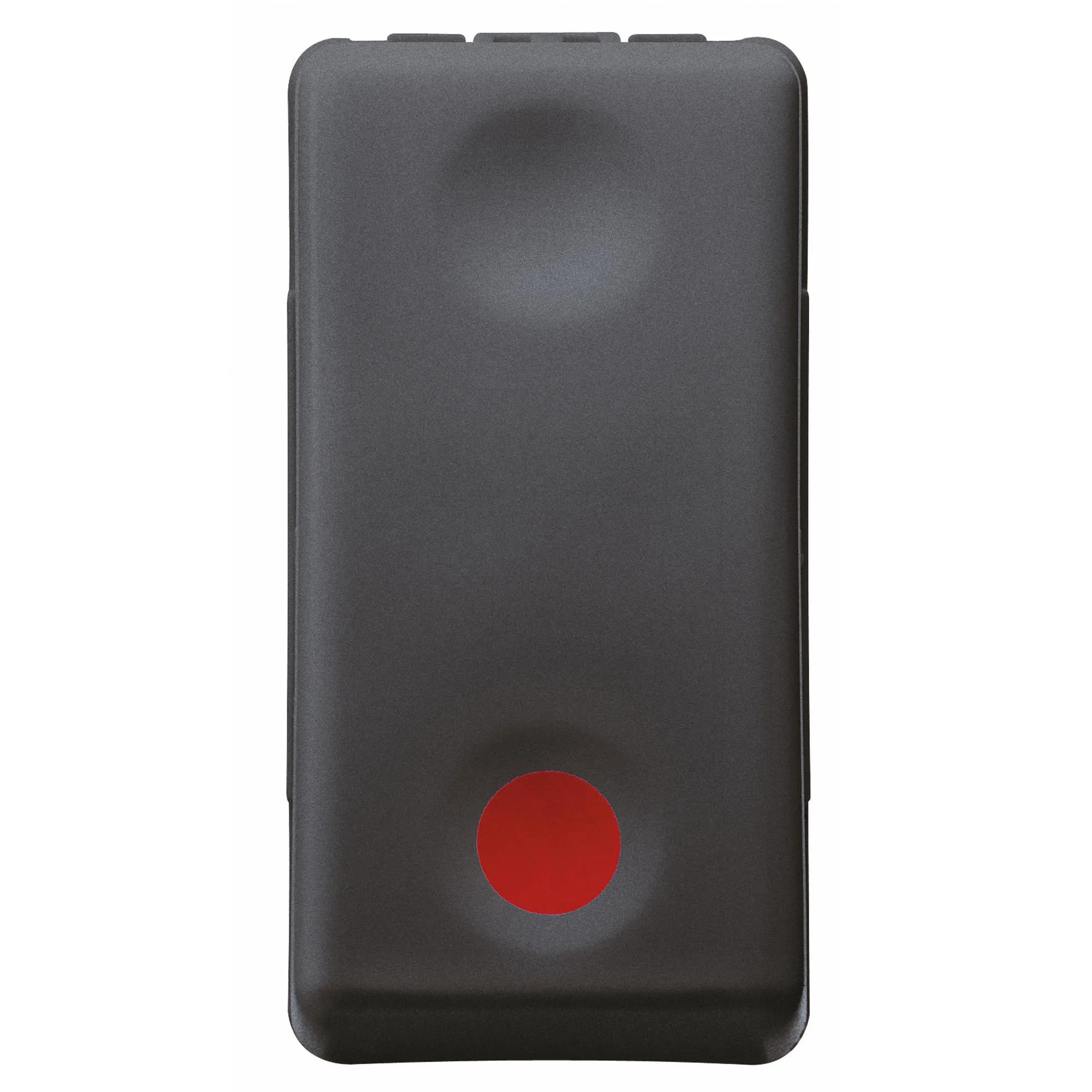 Buton, 1P, 250V, C.A., No, 10A, Accesorii, Contact, Nc, Stop, Simbol, Rosu, 1, Modul, Sistem, Negru, Gewiss, System, GW21523