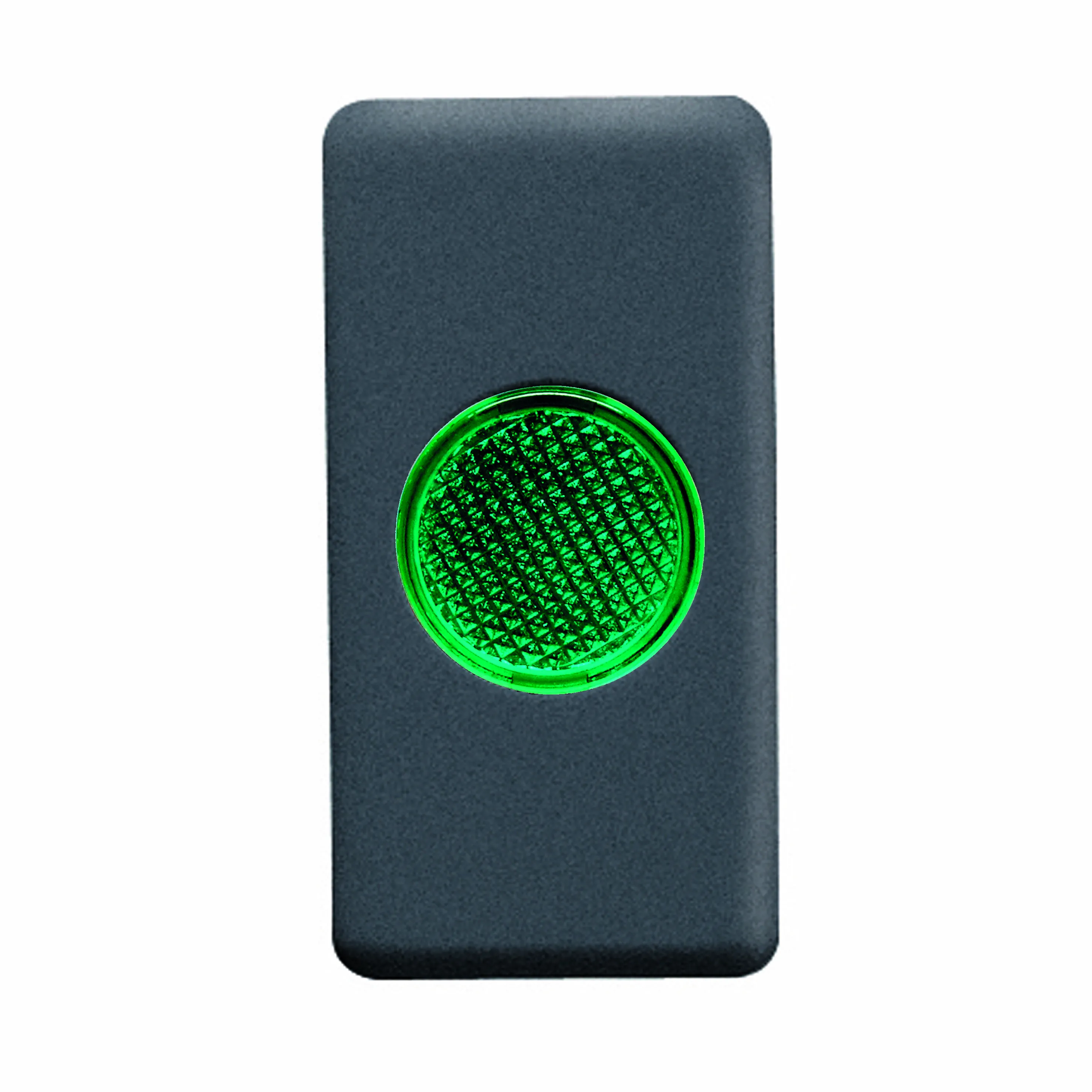 Lampa, Indicatoare, Unica, 12/24/250V, Verde, 1, Modul, Sistem, Negru, Gewiss, System, GW21604