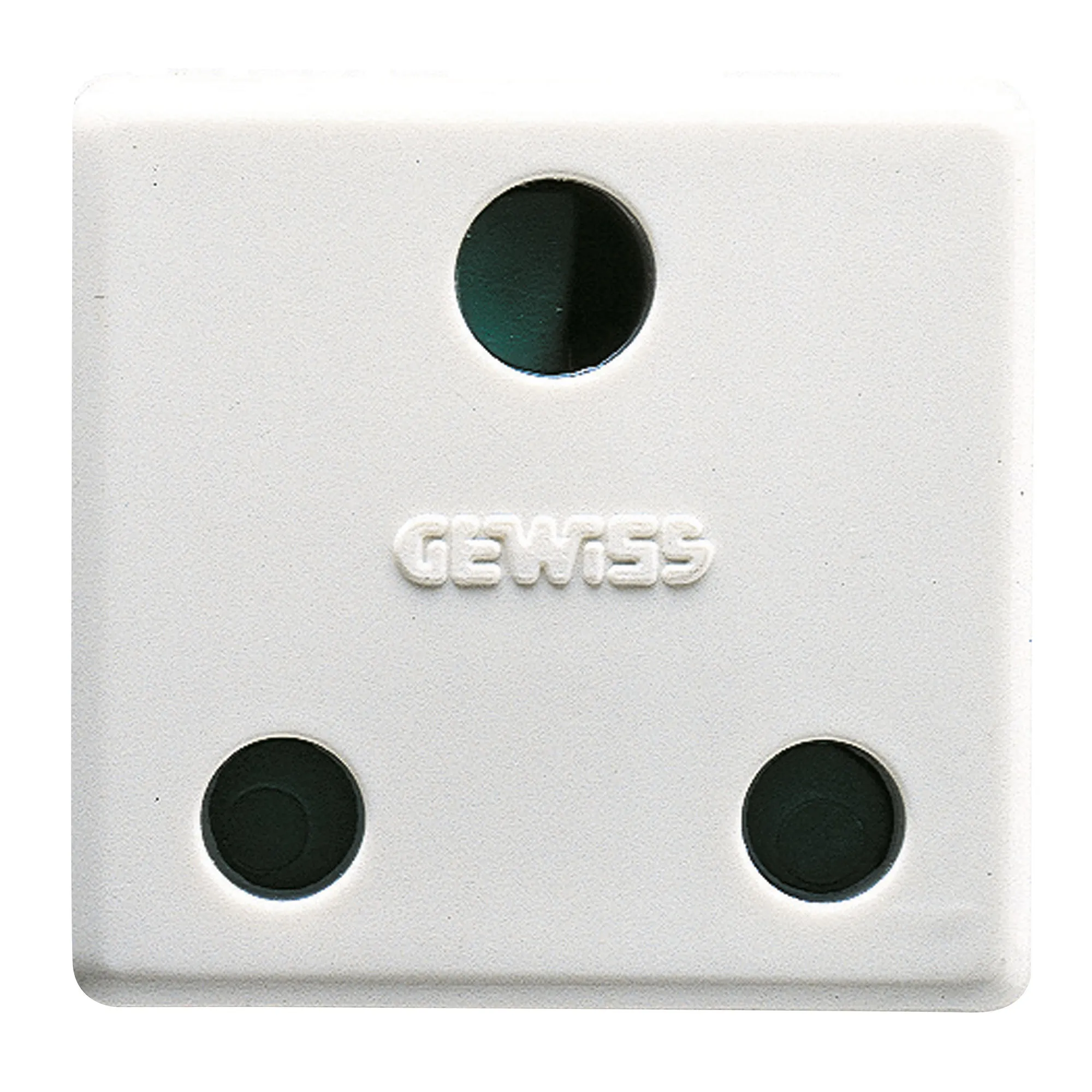 Priza, Standard, Britanica, 250V, C.A., 2P+E, 16A, 2, Module, Sistem, Alb, Gewiss, System, GW20209