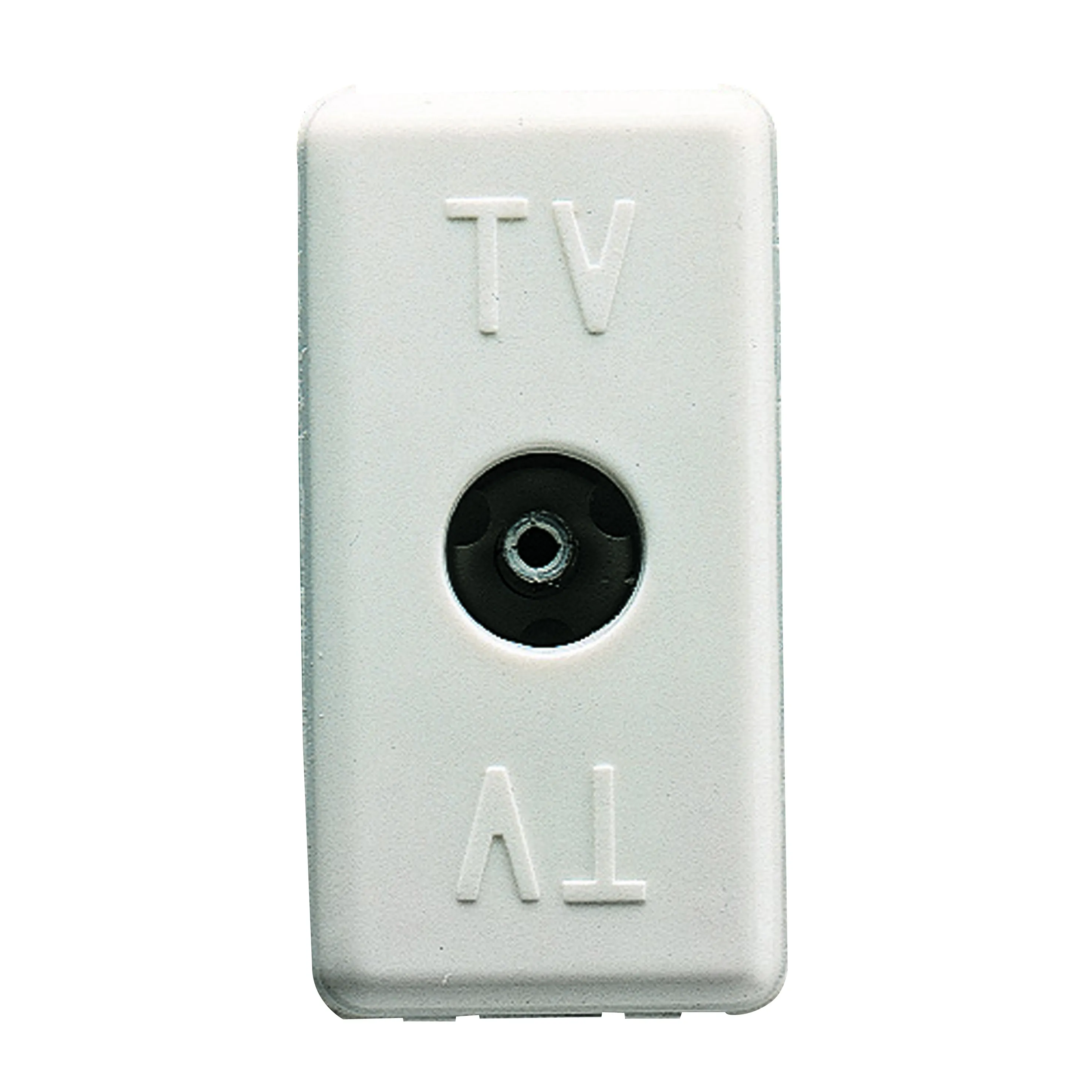 Priza, Rezistiva, Tv, Coaxiala, Conector, Mama, Iec, 9.5, Mm, Terminala, 20, Db, 75, Ohm, -1, Modul, Sistem, Alb, Gewiss, System, GW20230