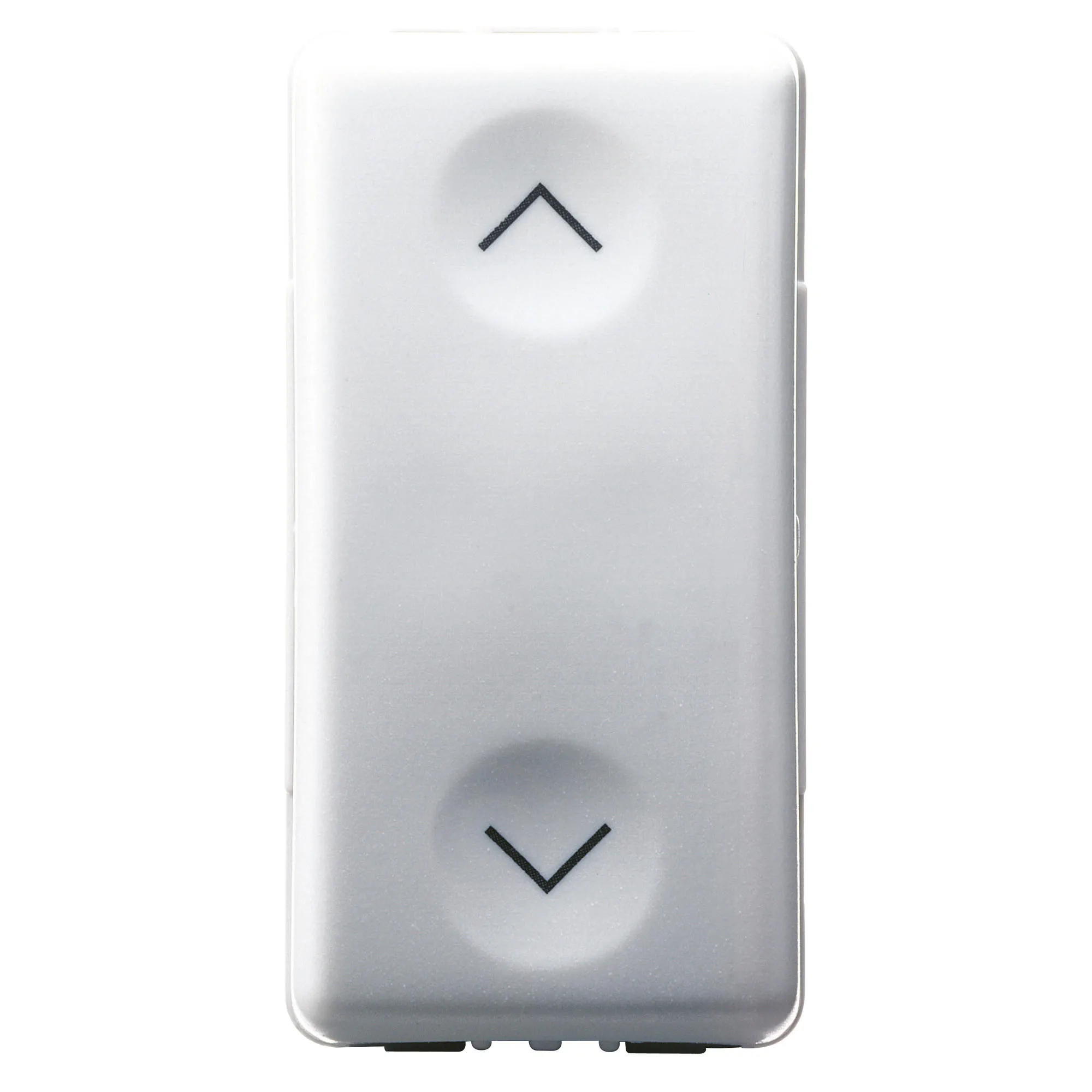 Buton, 1P, 250V, C.A., No+No, 10A, Cu, Interblocare, Simbol, Sus, Si, Jos, 1, Modul, Sistem, Alb, Gewiss, System, GW20521