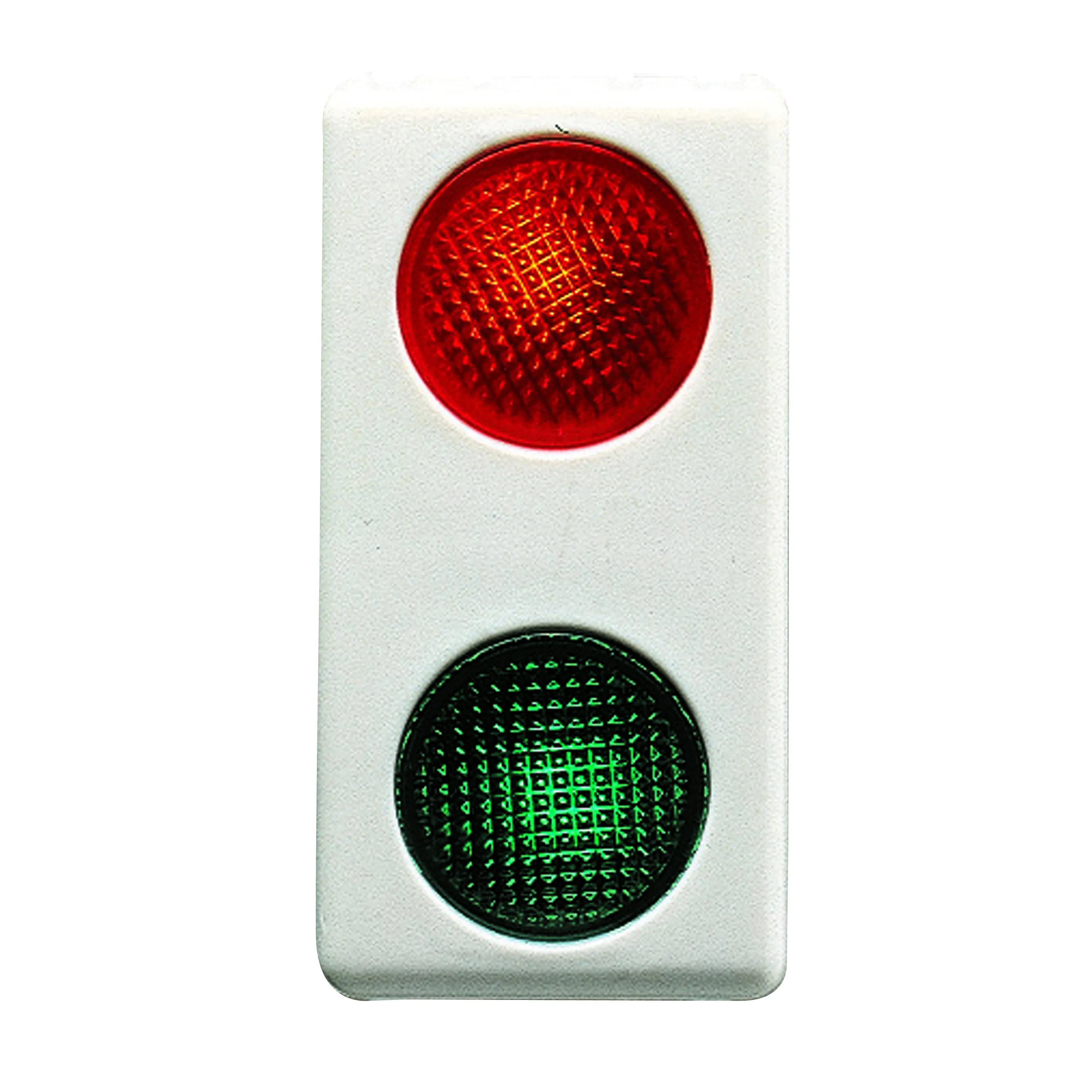 Lampa, Indicatoare, Dubla, 12/24V, Rosu/Verde, 1, Modul, Sistem, Alb, Gewiss, System, GW20608