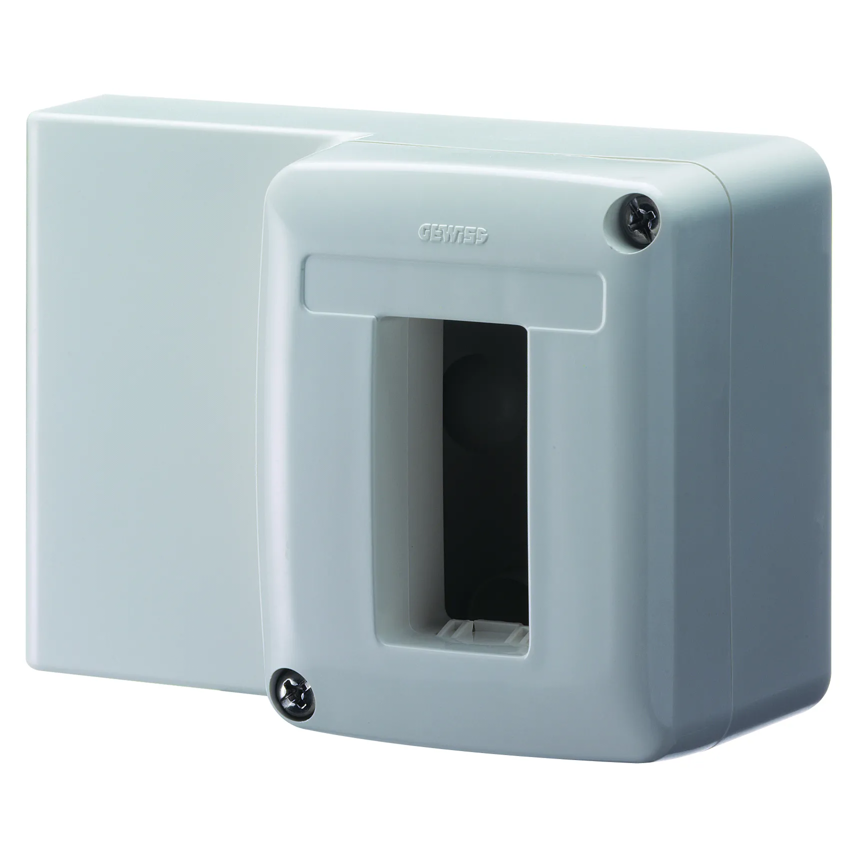Cutie, Dispozitiv, Autoportant, Pentru, Dispozitivul, De, Sistem, Pentru, Mini-Canal, 1, Circuite, Alb, Ral, 9010, Gewiss, System, GW27603