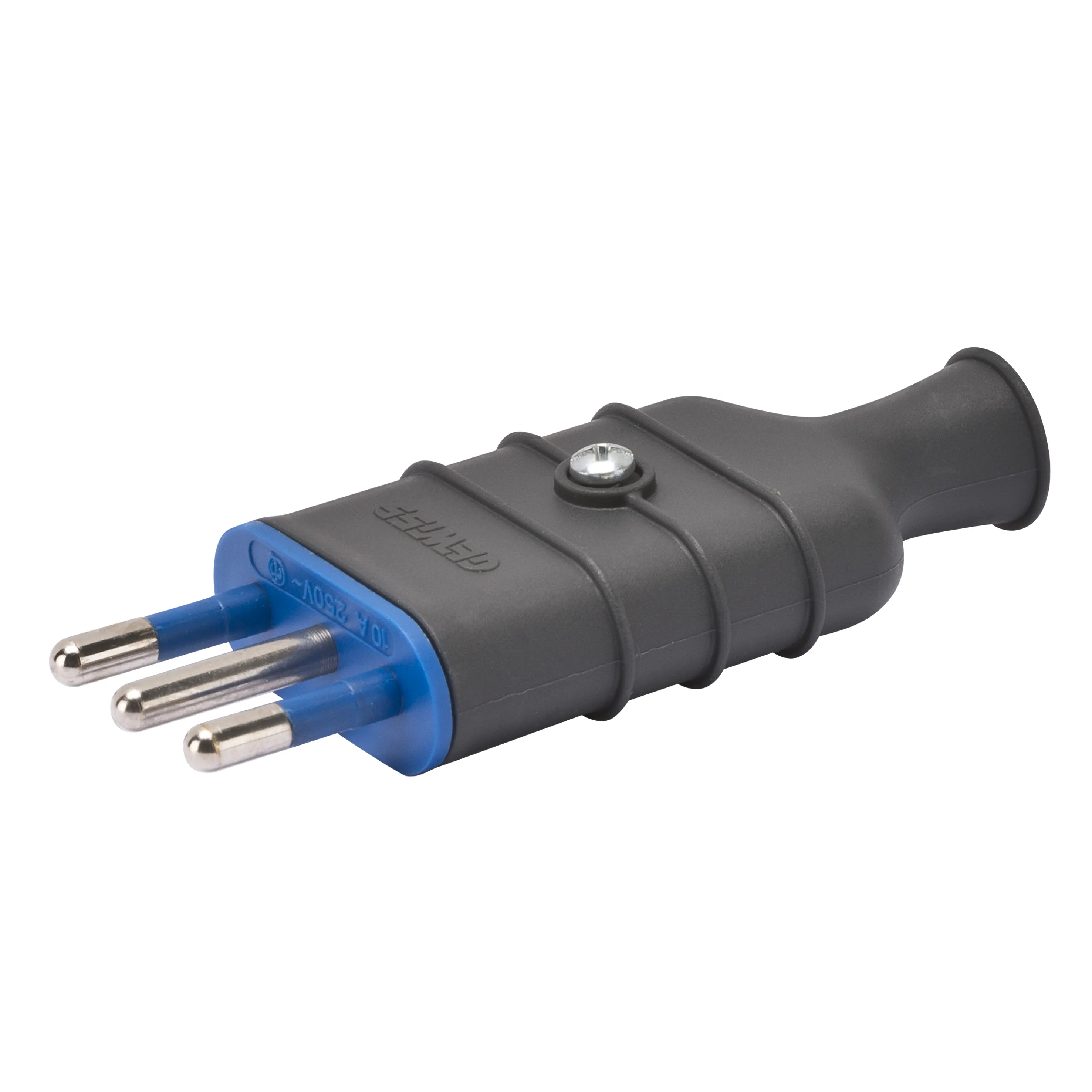 Fisa, Portabila, Dreapta, Standard, Italian, 2P+E, 10A, 250V, C.A., TIP, S11, Gresie, Gewiss, System, GW28004