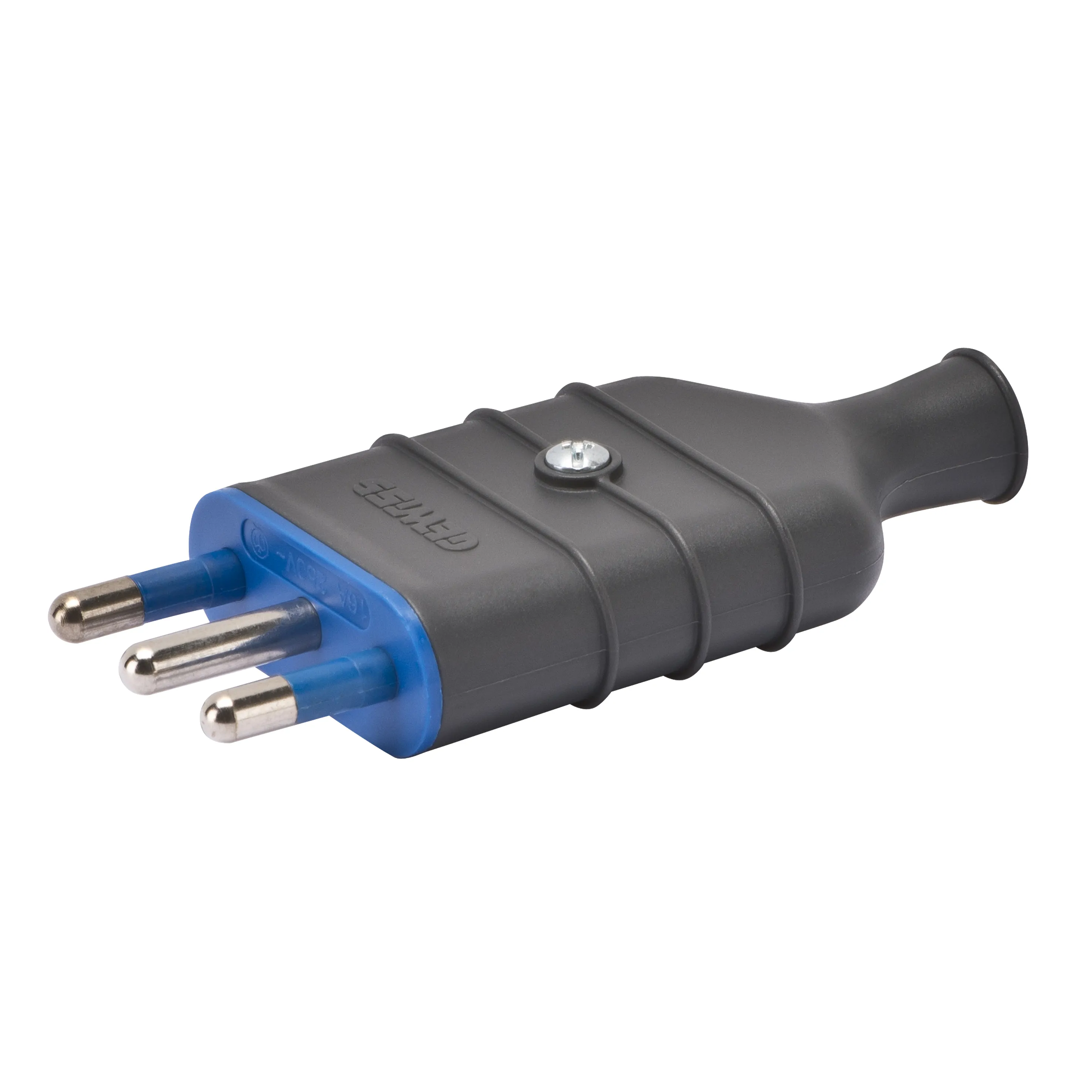 Fisa, Portabila, Dreapta, Standard, Italian, 2P+E, 16A, 250V, C.A., TIP, S17, Gresie, Gewiss, System, GW28006