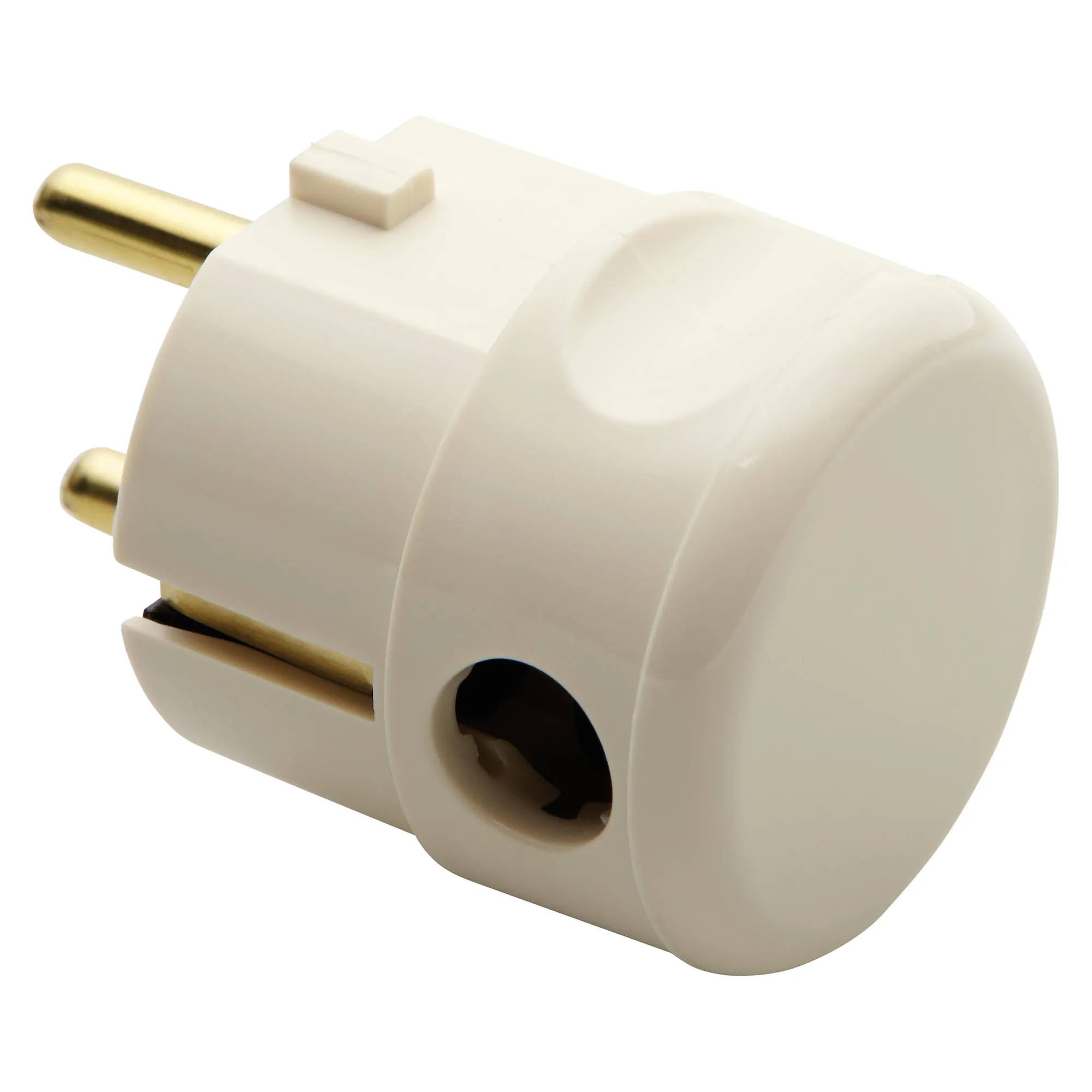 Fisa, Portabila, 90°, Standard, German/Francez, 2P+E, 10/16A, 250V, C.A., Alb, Gewiss, System, GW28012