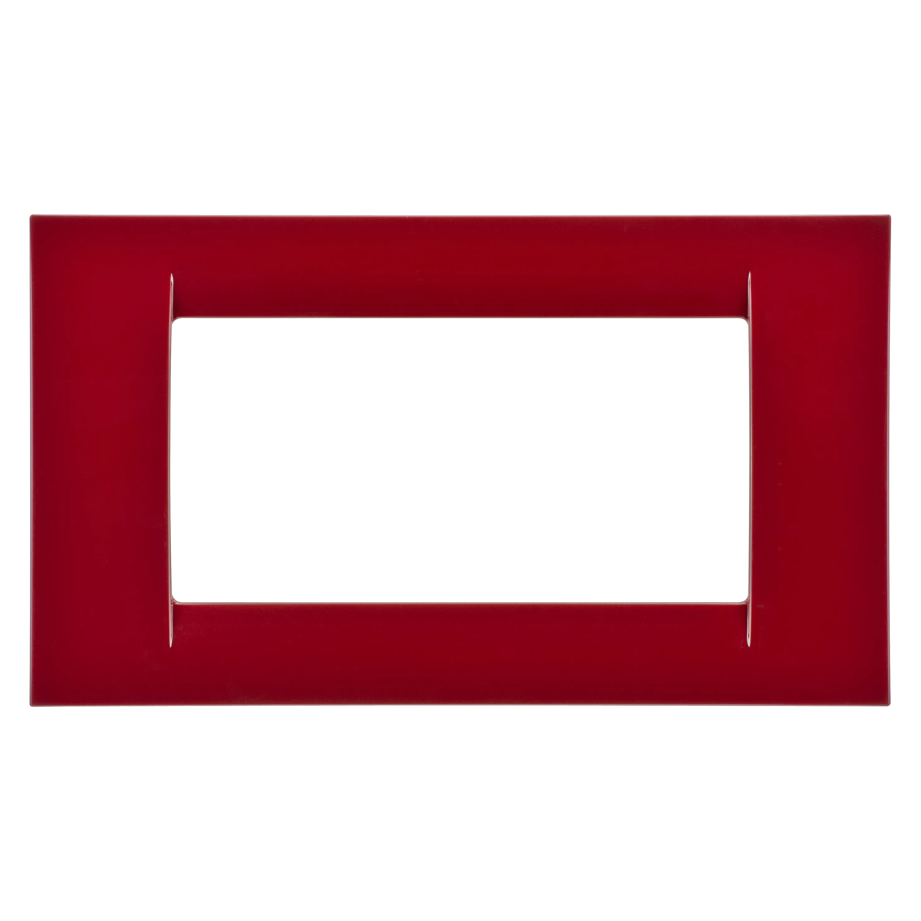 Placa, Virna, In, Finisaj, Lucios, Din, Tehnopolimer, 4 Module, Classic, Burgundy, Sistem, Gewiss, System, GW22134