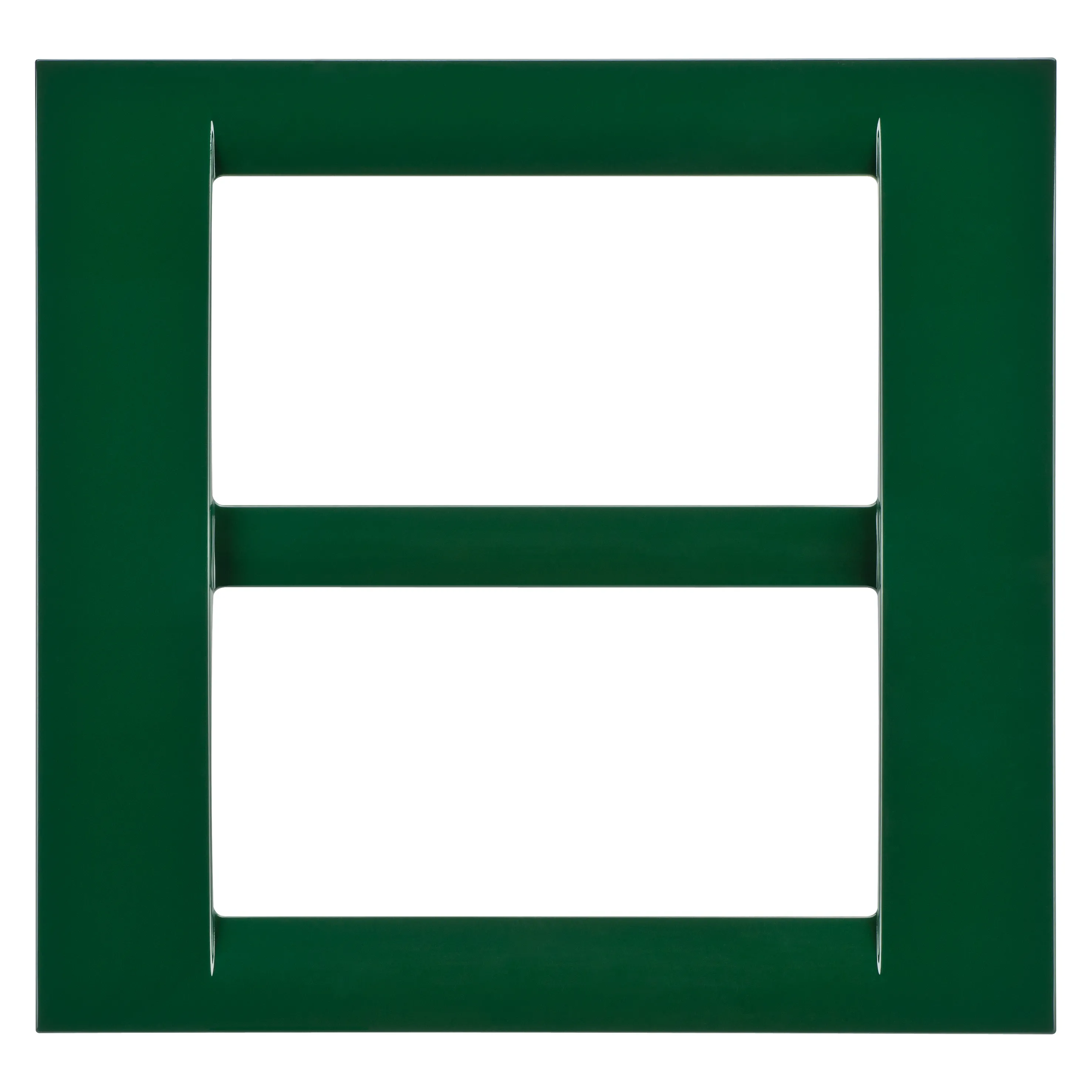 Virna, Plate, In, Finisaj, Lucios, Din, Tehnopolimer, 8 Module, (4+4, Suprapuse), Racing, Green, Sistem, Gewiss, System, GW22157