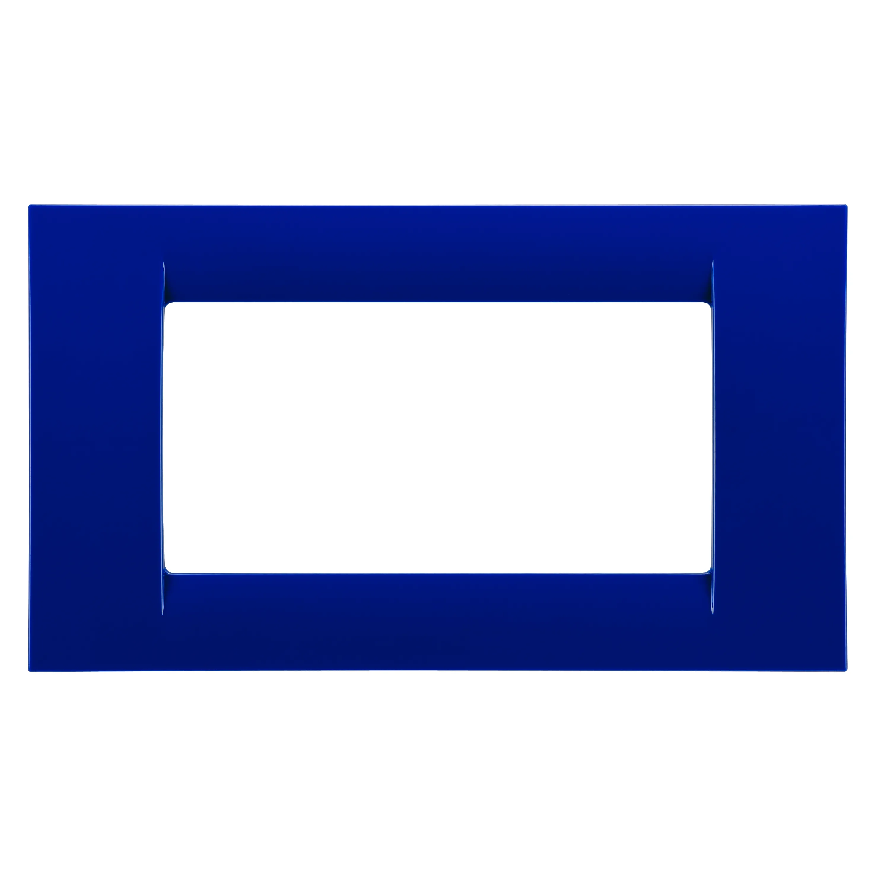 Placa, Virna, In, Finisaj, Lucios, Din, Tehnopolimer, 4 Module, Albastru, Jazz, Sistem, Gewiss, System, GW22174