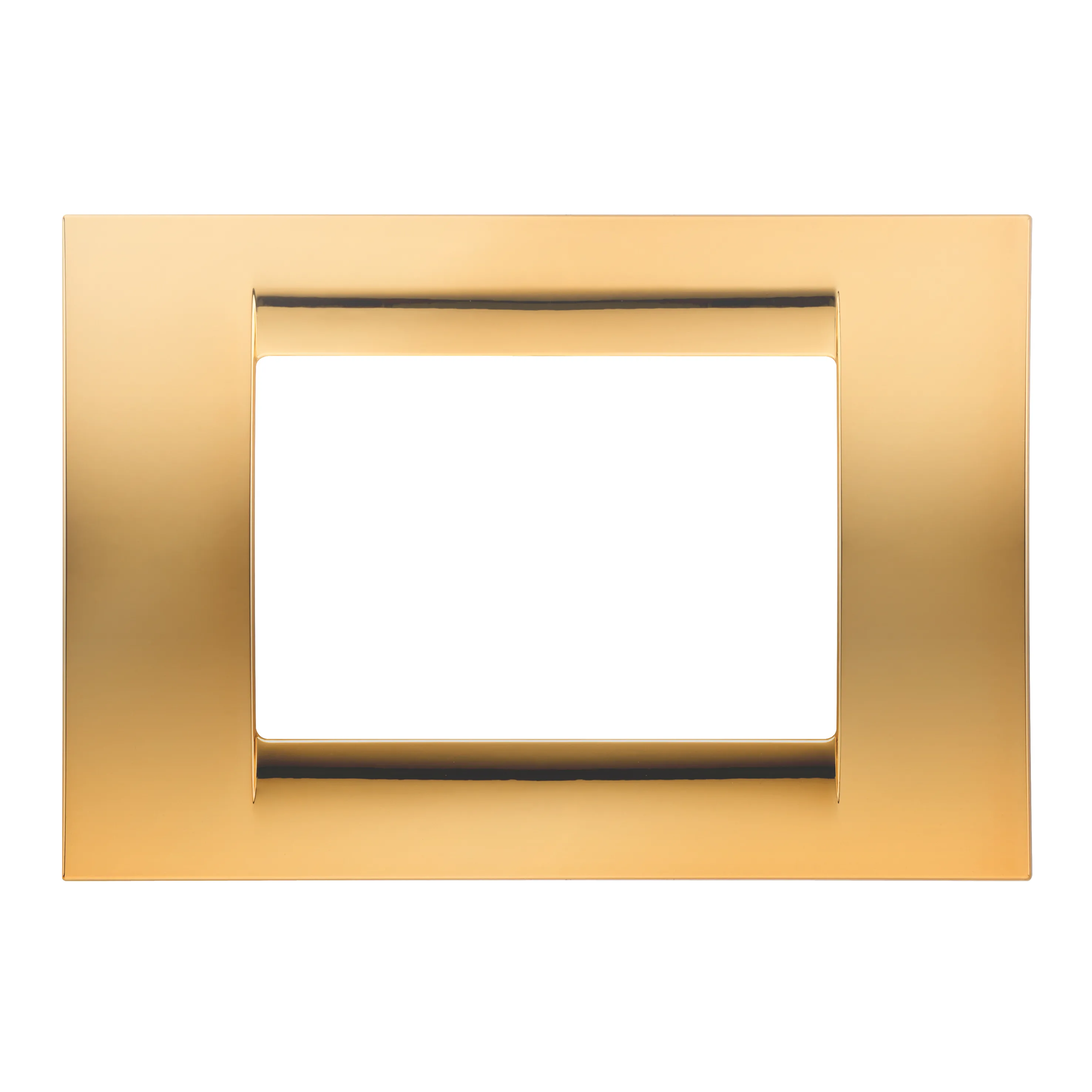 Placa, Virna, In, Finisaj, Lucios, Din, Tehnopolimer, 8 Module, (4+4, Suprapuse), Aur, Antic, Sistem, Gewiss, System, GW22267
