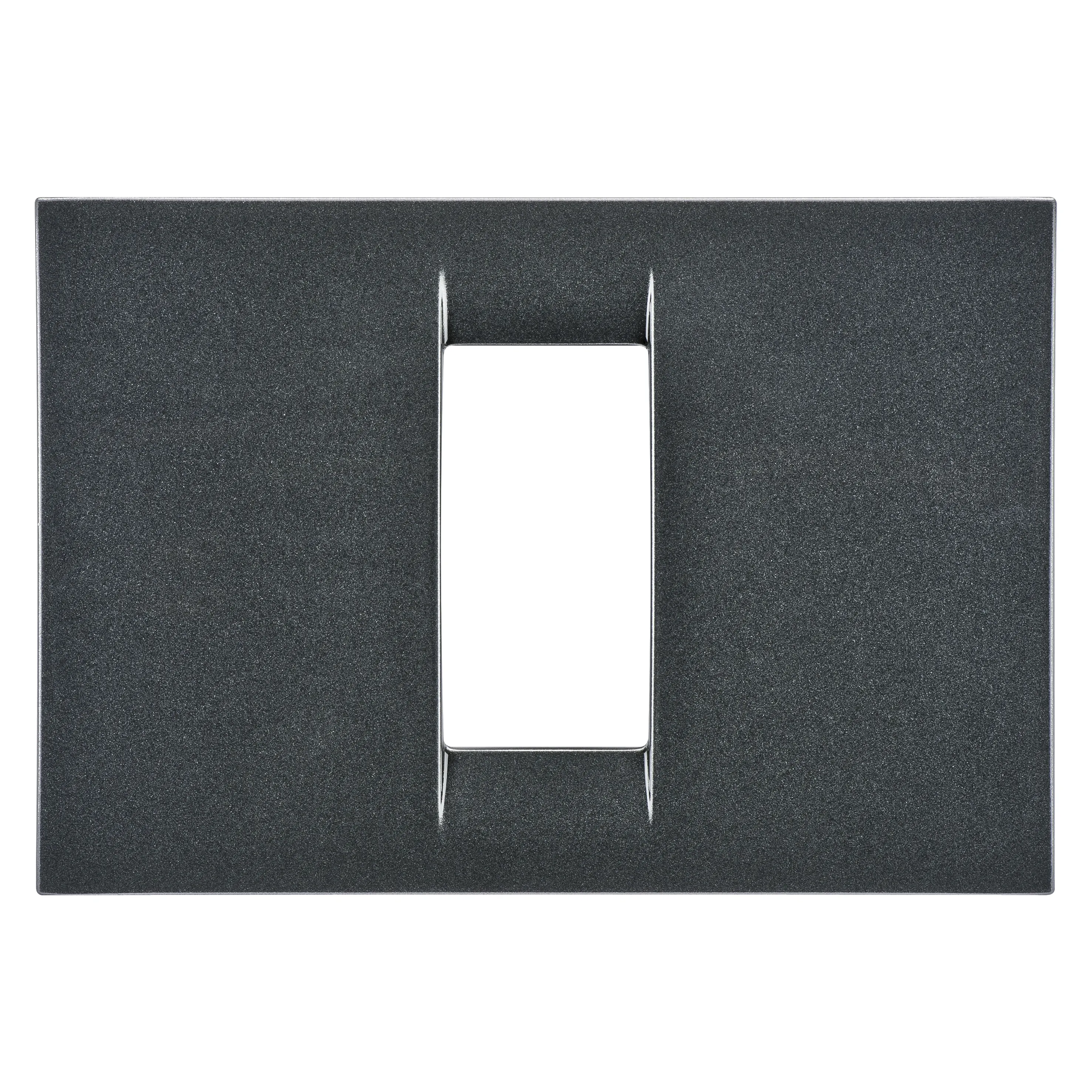Placa, Virna, In, Finisaj, Lucios, Din, Tehnopolimer, 1 Modul, Ardezie, Metalica, Sistem, Gewiss, System, GW22291