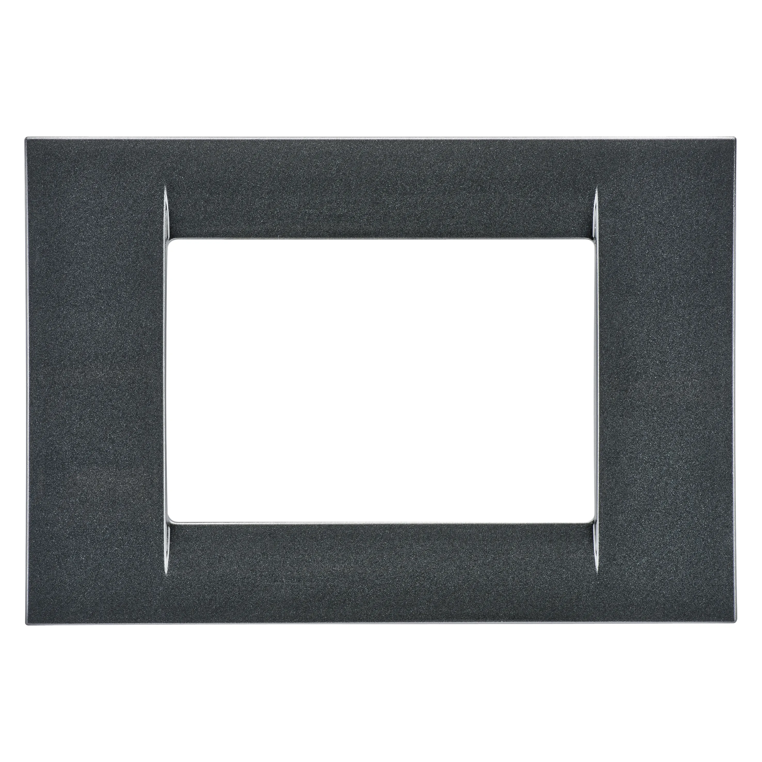 Placa, Virna, In, Finisaj, Lucios, Din, Tehnopolimer, 3 Module, Ardezie, Metalica, Sistem, Gewiss, System, GW22293