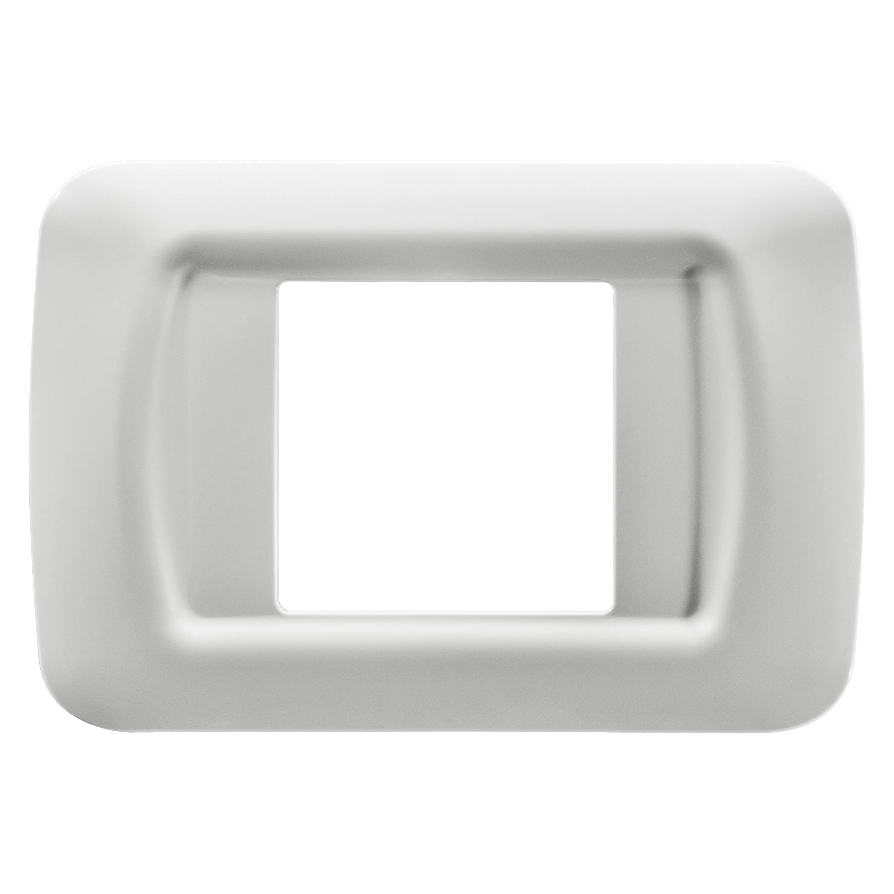 Placa, Superioara, Sistem, Finisare, Lucioasa, Din, Tehnopolimer, 2 Module, Nori, Albi, Sistem, Gewiss, System, GW22502 