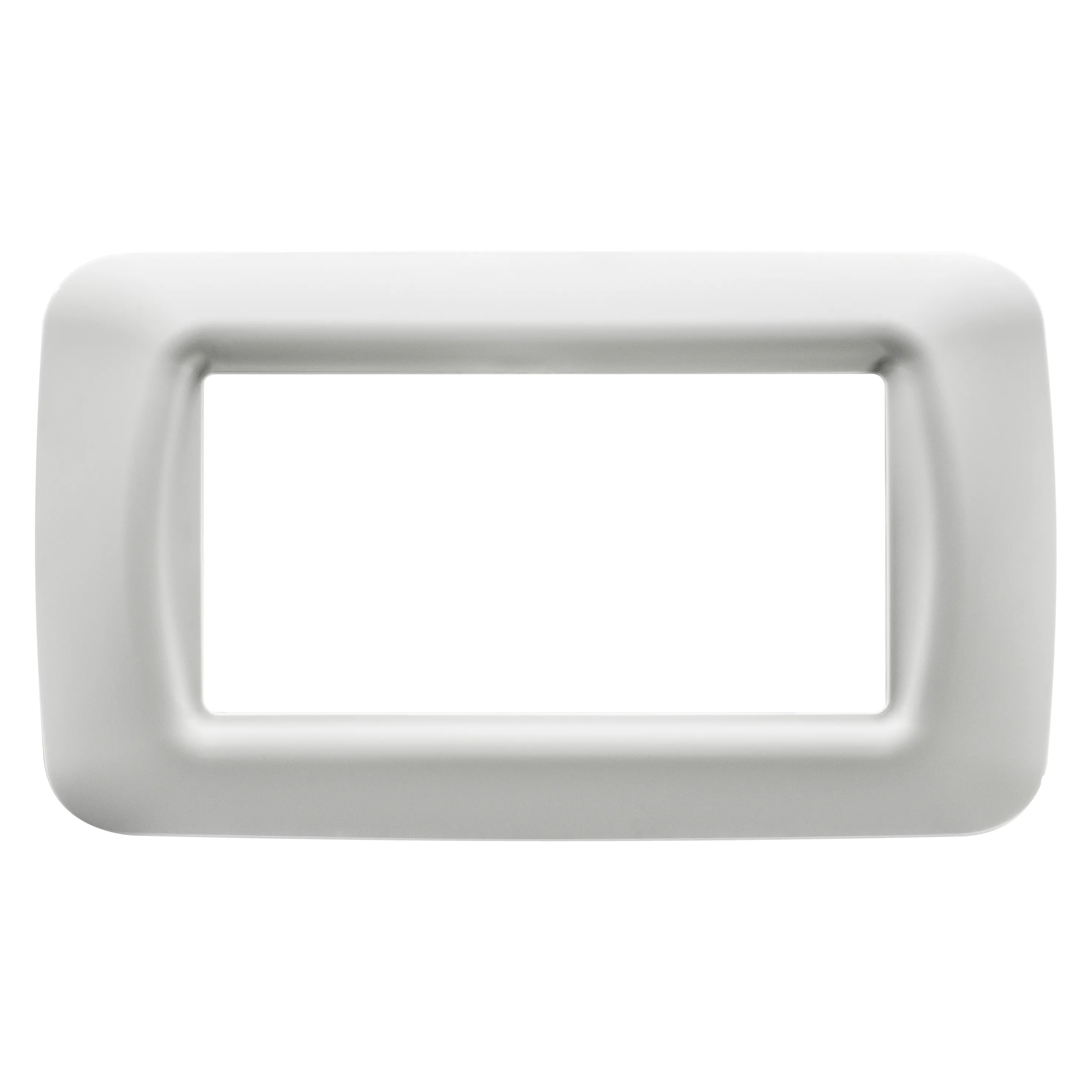 Placa, Superioara, Sistem, Finisare, Lucioasa, Din, Tehnopolimer, 4 Module, Nori, Albi, Sistem, Gewiss, System, GW22504 