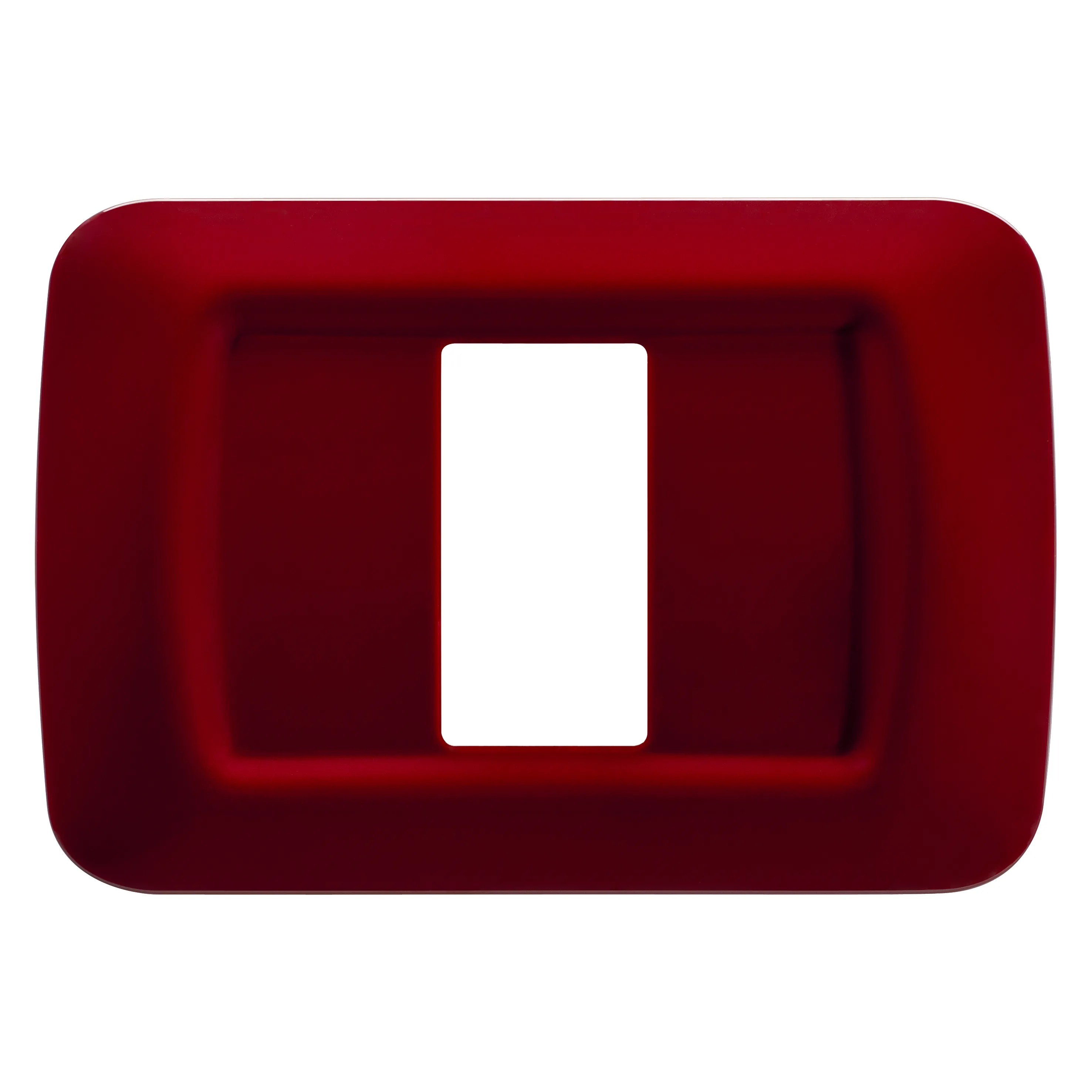 Placa, Superioara, Sistem, In, Finisaj, Lucios, Din, Tehnopolimer, 1 Modul, Classic, Burgundy, Sistem, Gewiss, System, GW22531