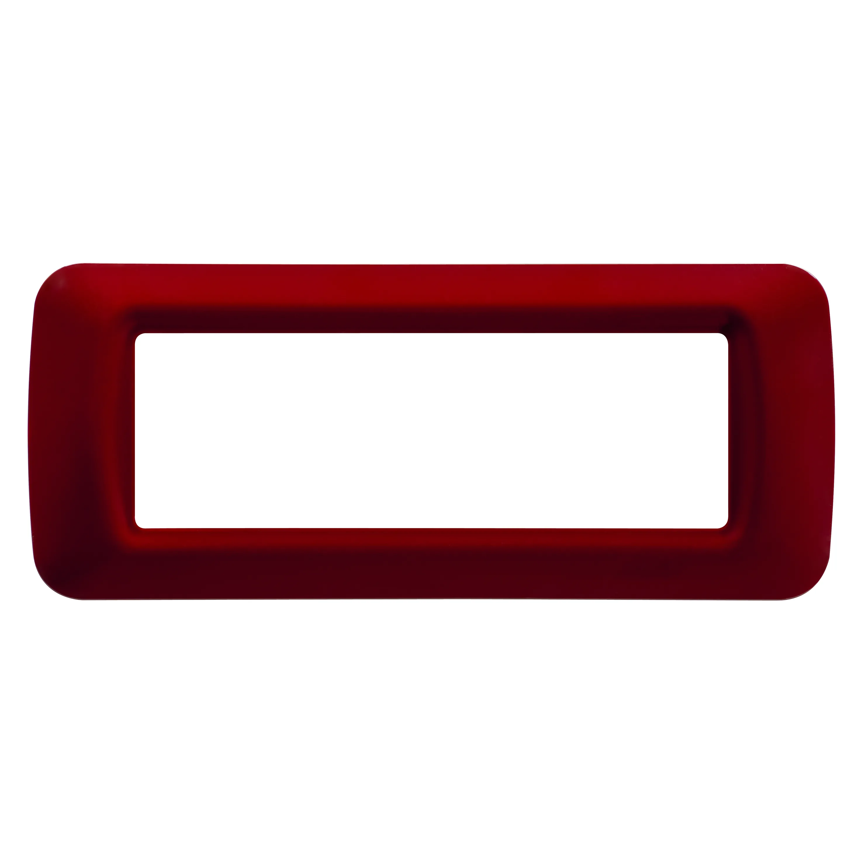 Placa, Superioara, Sistem, In, Finisaj, Lucios, Din, Tehnopolimer, 6 Module, Classic, Burgundy, Sistem, Gewiss, System, GW22536