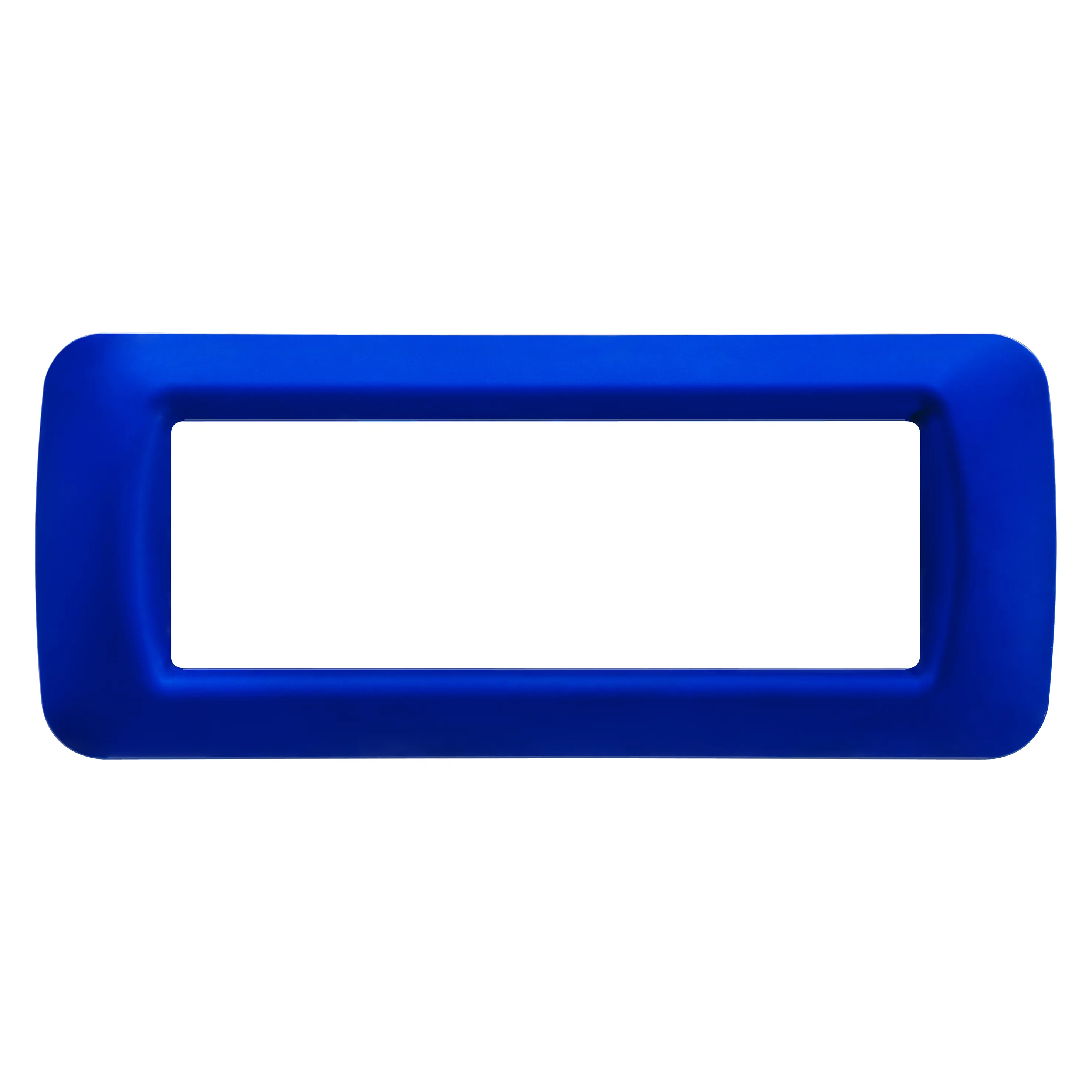Placa, De, Sistem, Superioara, Finisare, Lucioasa, Din, Tehnopolimer, 6 Module, Albastru, Jazz, Sistem, Gewiss, System, GW22576