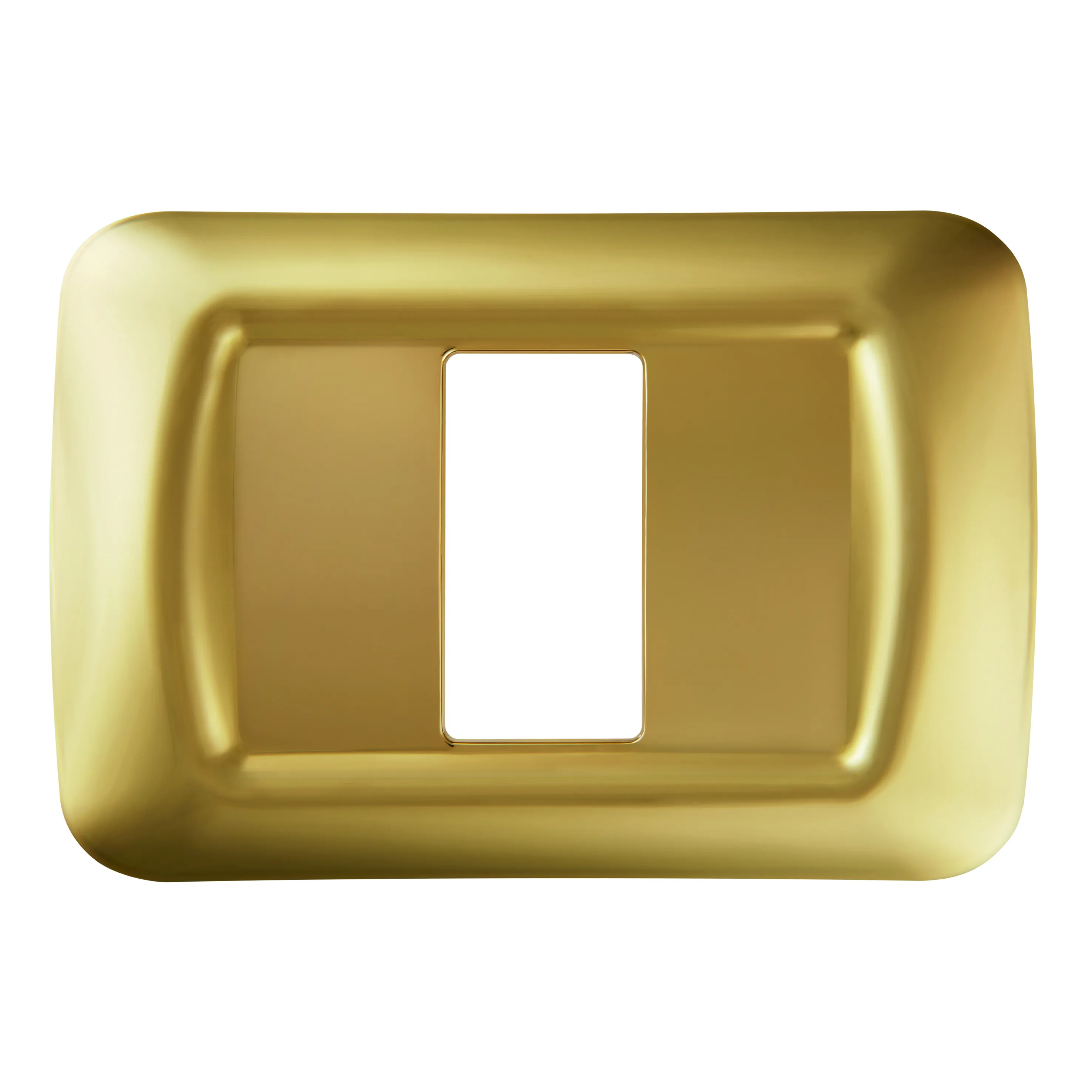 Placa, Superioara, Sistem, Cu, Finisaj, Lucios, Din, Tehnopolimer, 1 Modul, Aur, Antic, Sistem, Gewiss, System, GW22661
